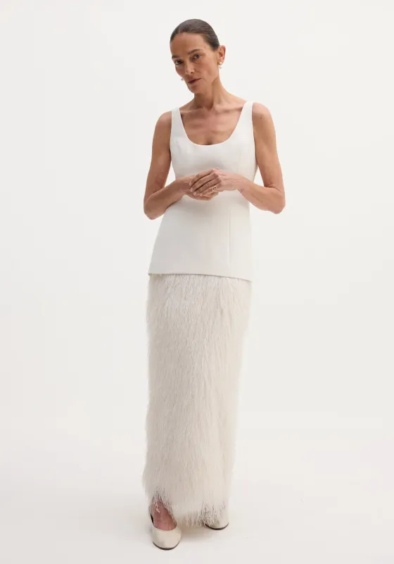 Fringe dress | ivory made by Rohe