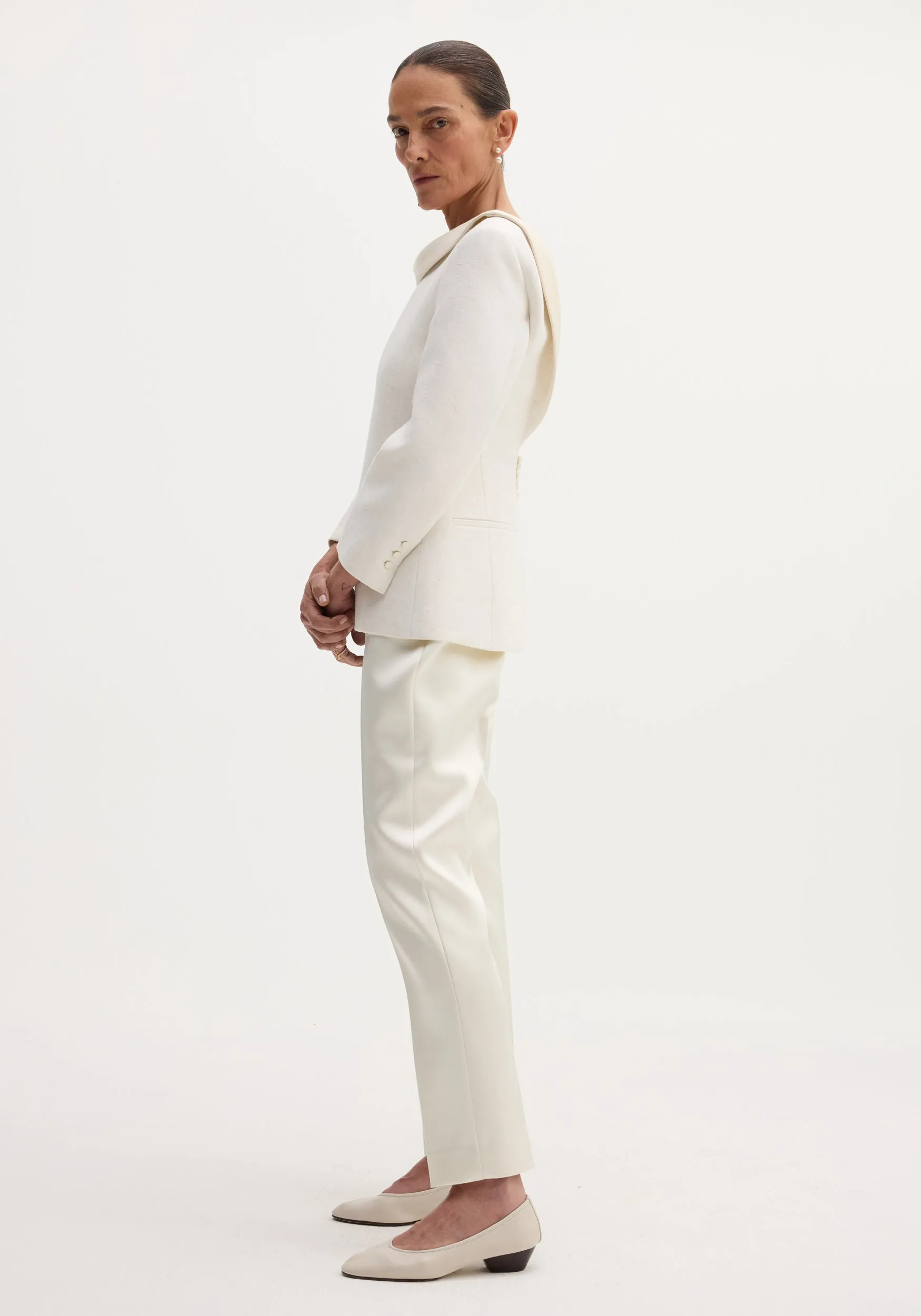Reversed blazer | winter white sold by Rohe product image thumbnail 4