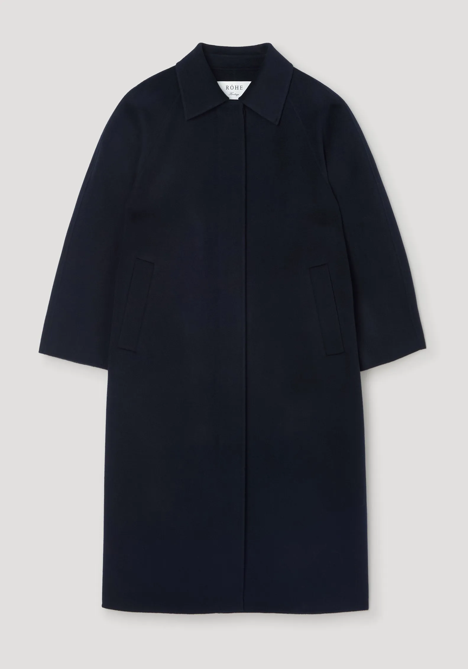 Double-faced wool padded coat | navy sold by Rohe product image thumbnail 2