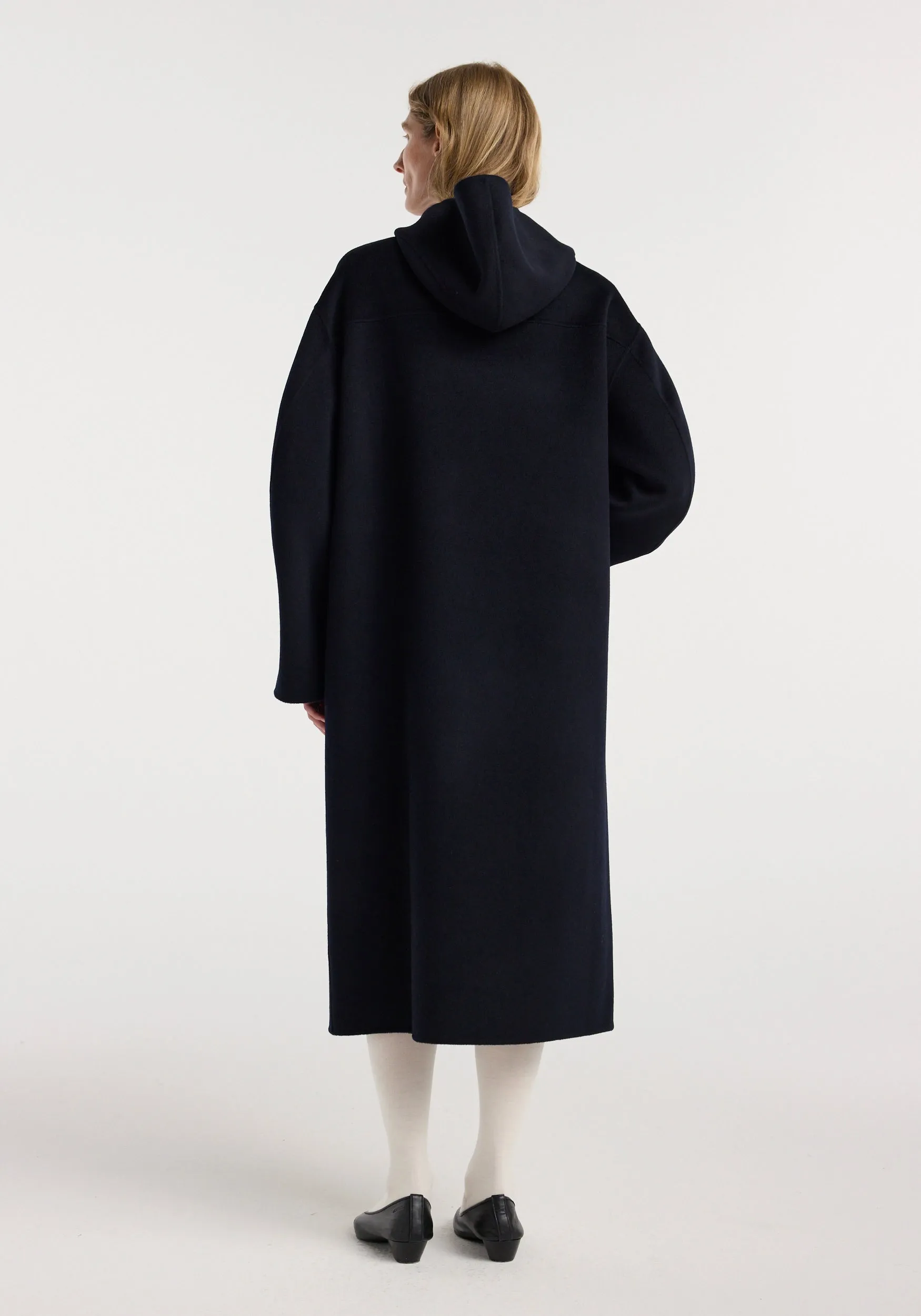 Double-faced wool duffel coat | navy sold by Rohe product image thumbnail 3