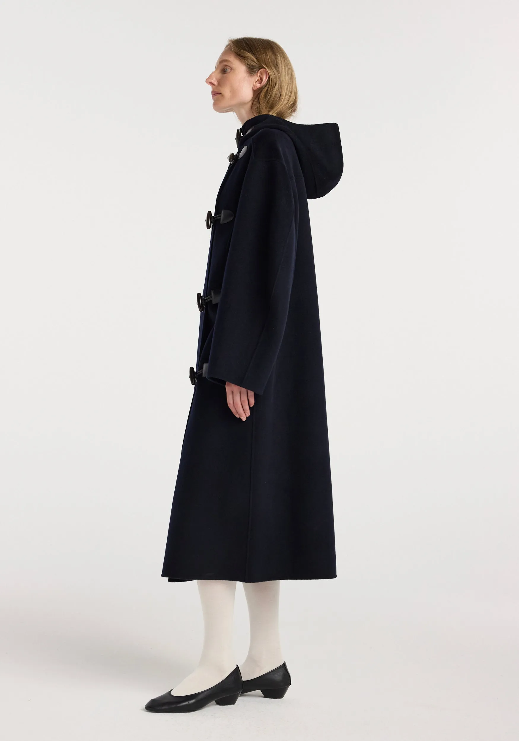 Double-faced wool duffel coat | navy sold by Rohe product image thumbnail 2