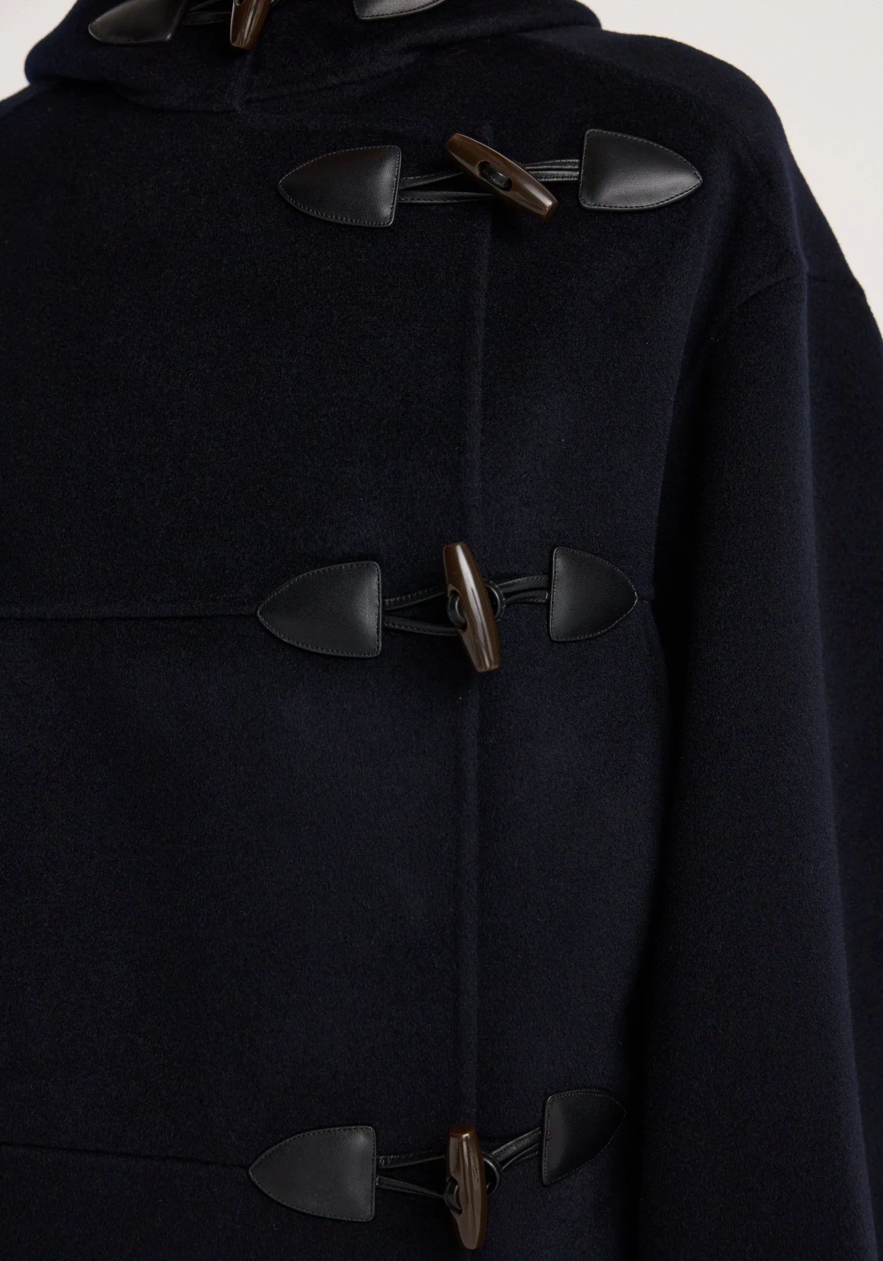 Double-faced wool duffel coat | navy sold by Rohe product image thumbnail 5