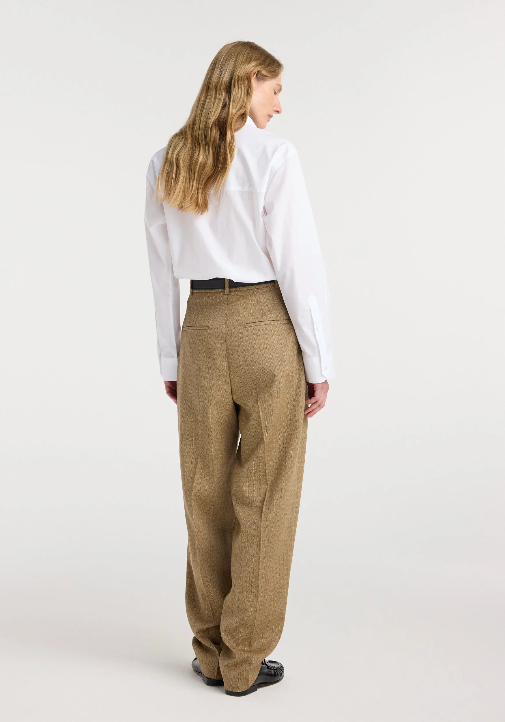 Classic fit shirt | optic white sold by Rohe product image thumbnail 2