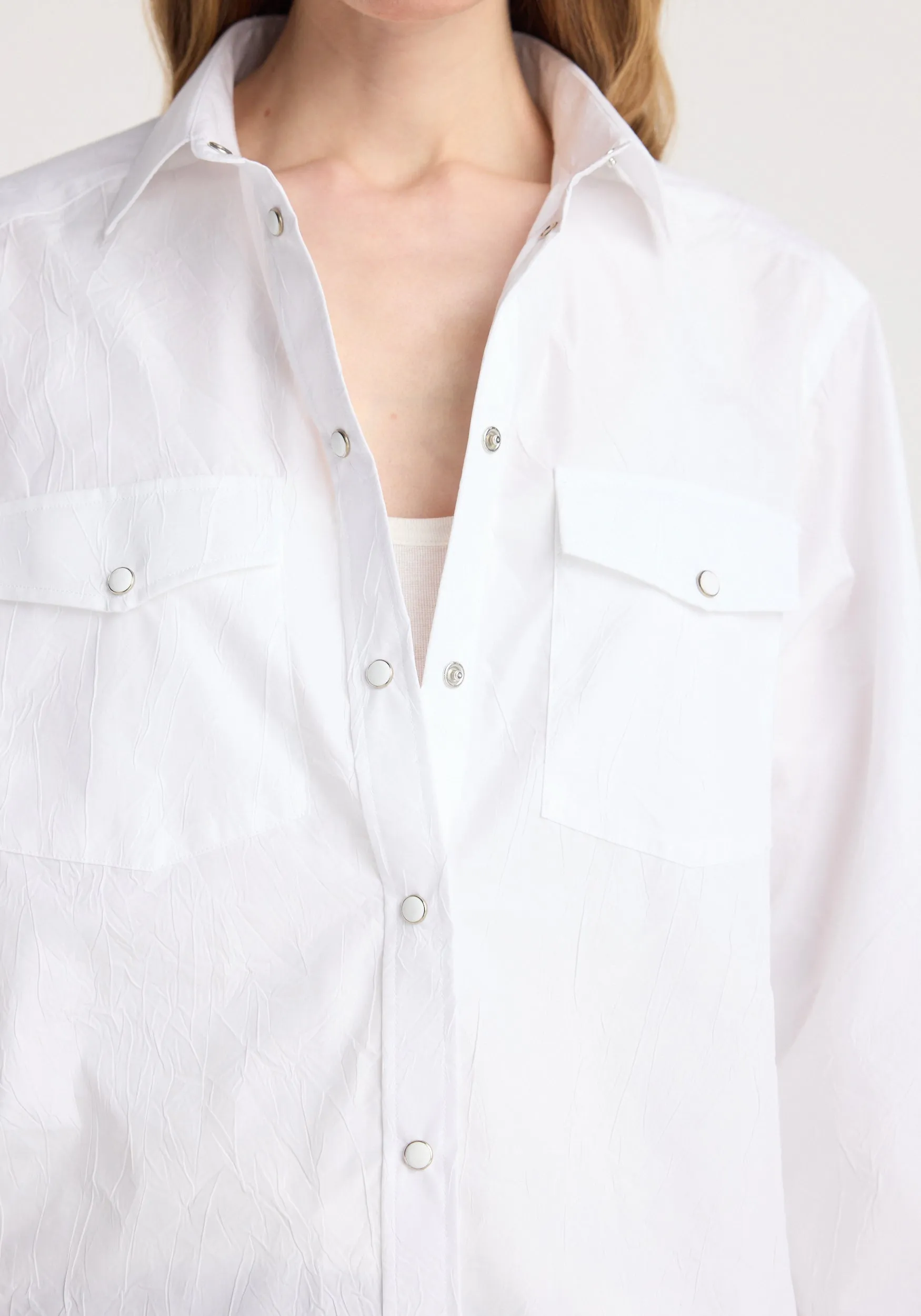 Western shirt | optic white sold by Rohe product image thumbnail 4