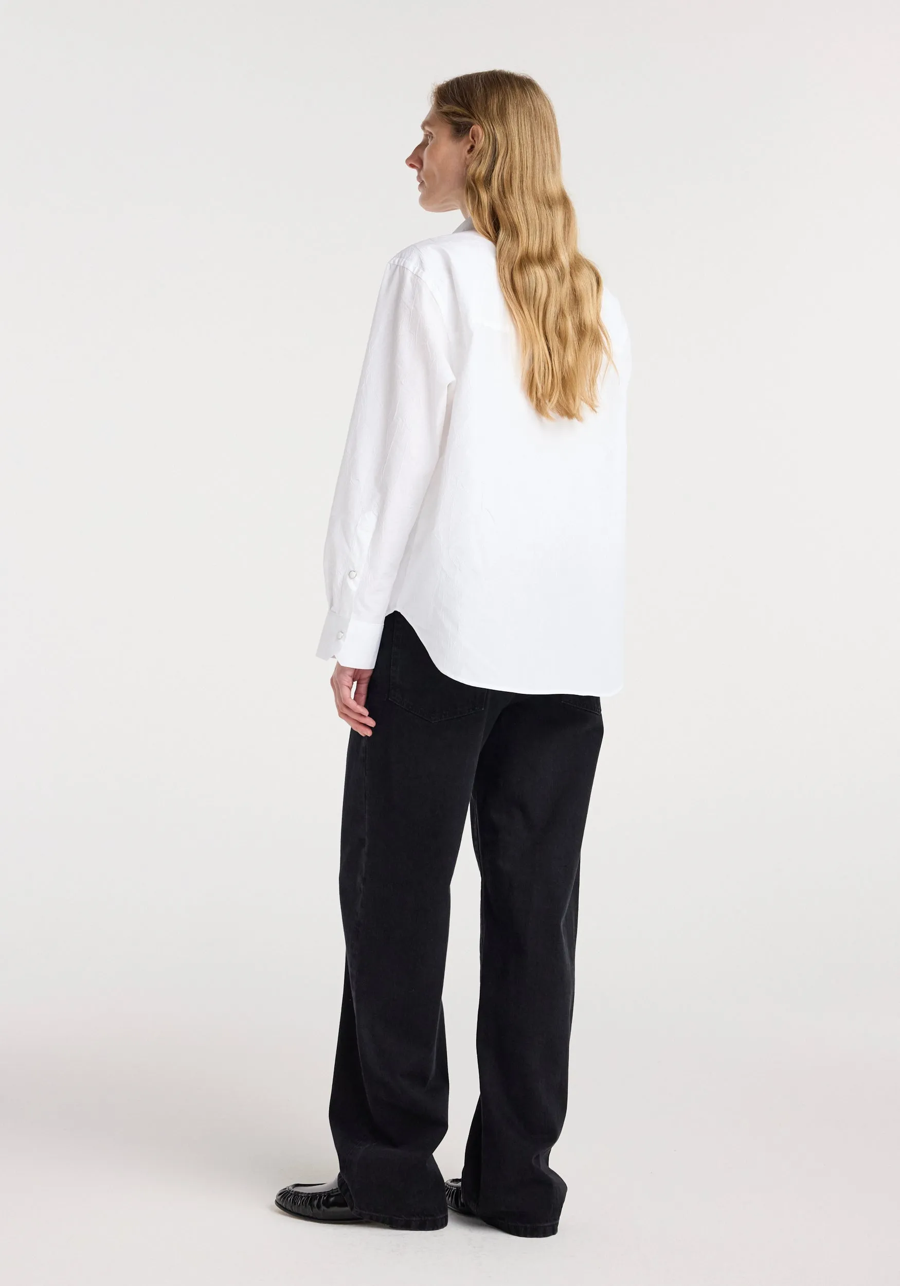 Western shirt | optic white sold by Rohe product image thumbnail 3