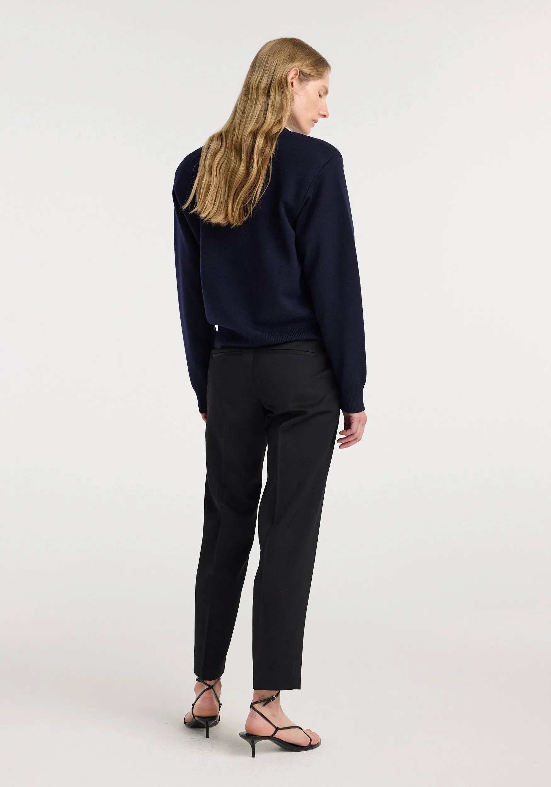 Mies - Cigarette leg tailored trousers | black sold by Rohe product image thumbnail 4