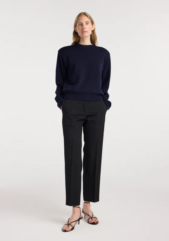 Mies - Cigarette leg tailored trousers | black made by Rohe