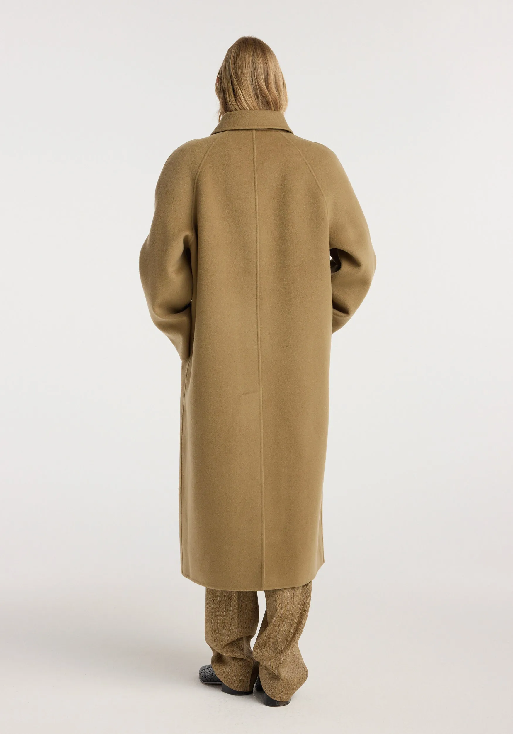 Double-faced wool padded coat | camel sold by Rohe product image thumbnail 5