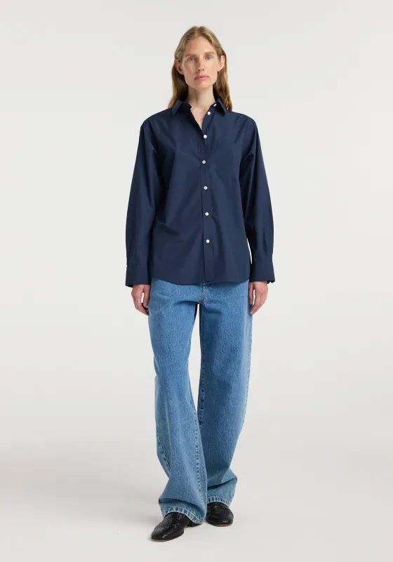 Classic fit shirt | navy made by Rohe