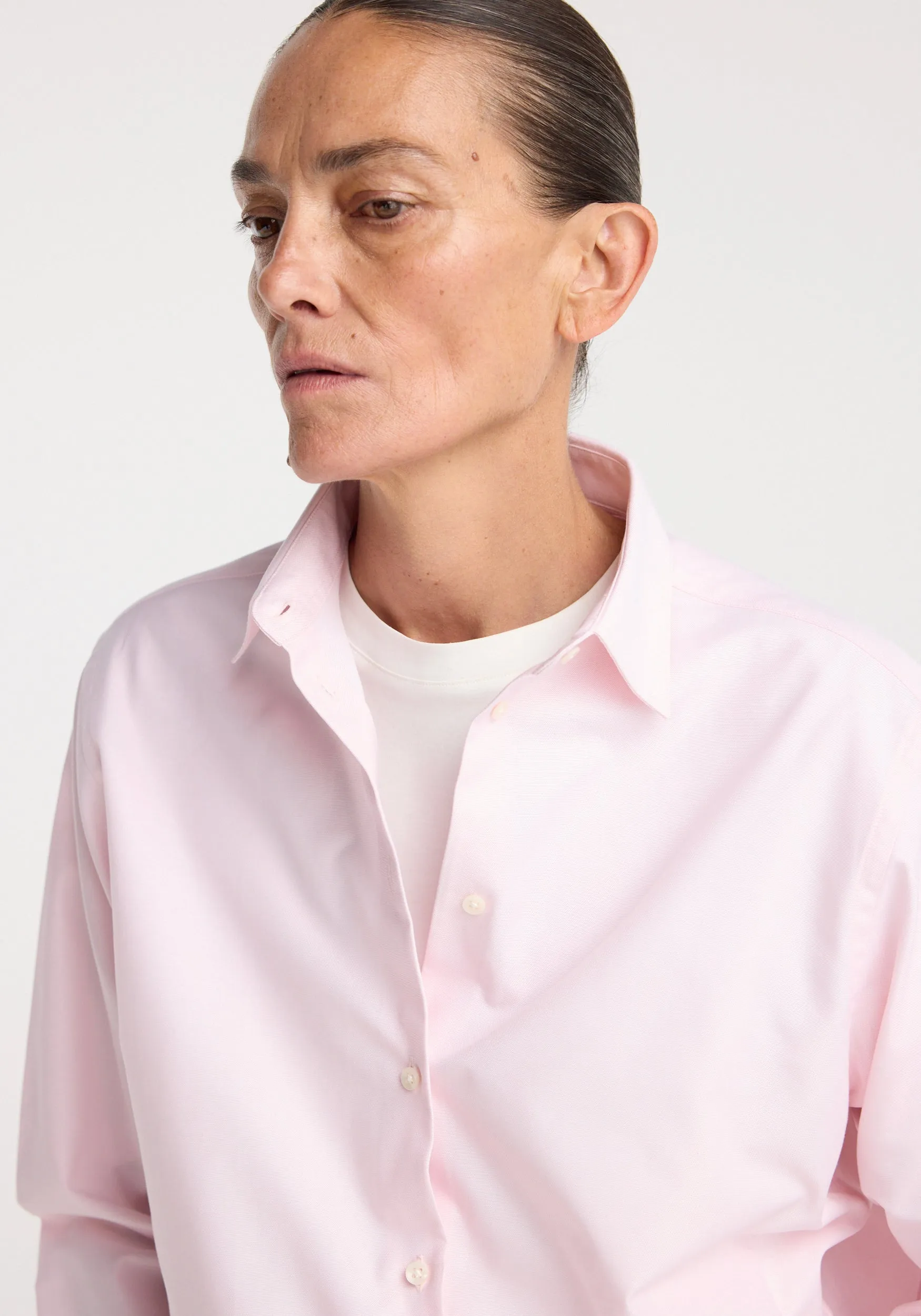 Classic fit shirt | oxford pink sold by Rohe product image thumbnail 5