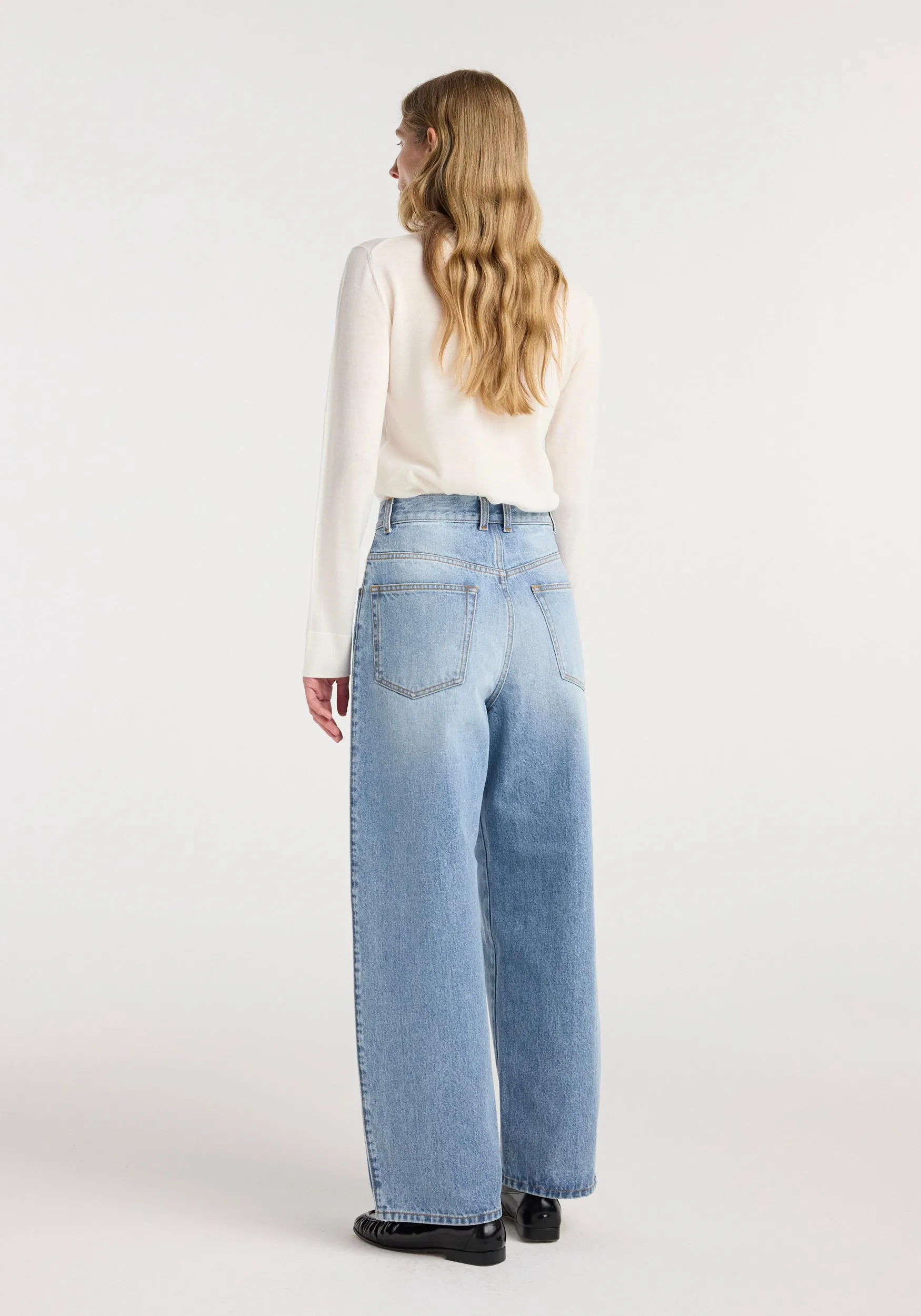 Berber - Barrel leg denim | classic blue sold by Rohe product image thumbnail 4