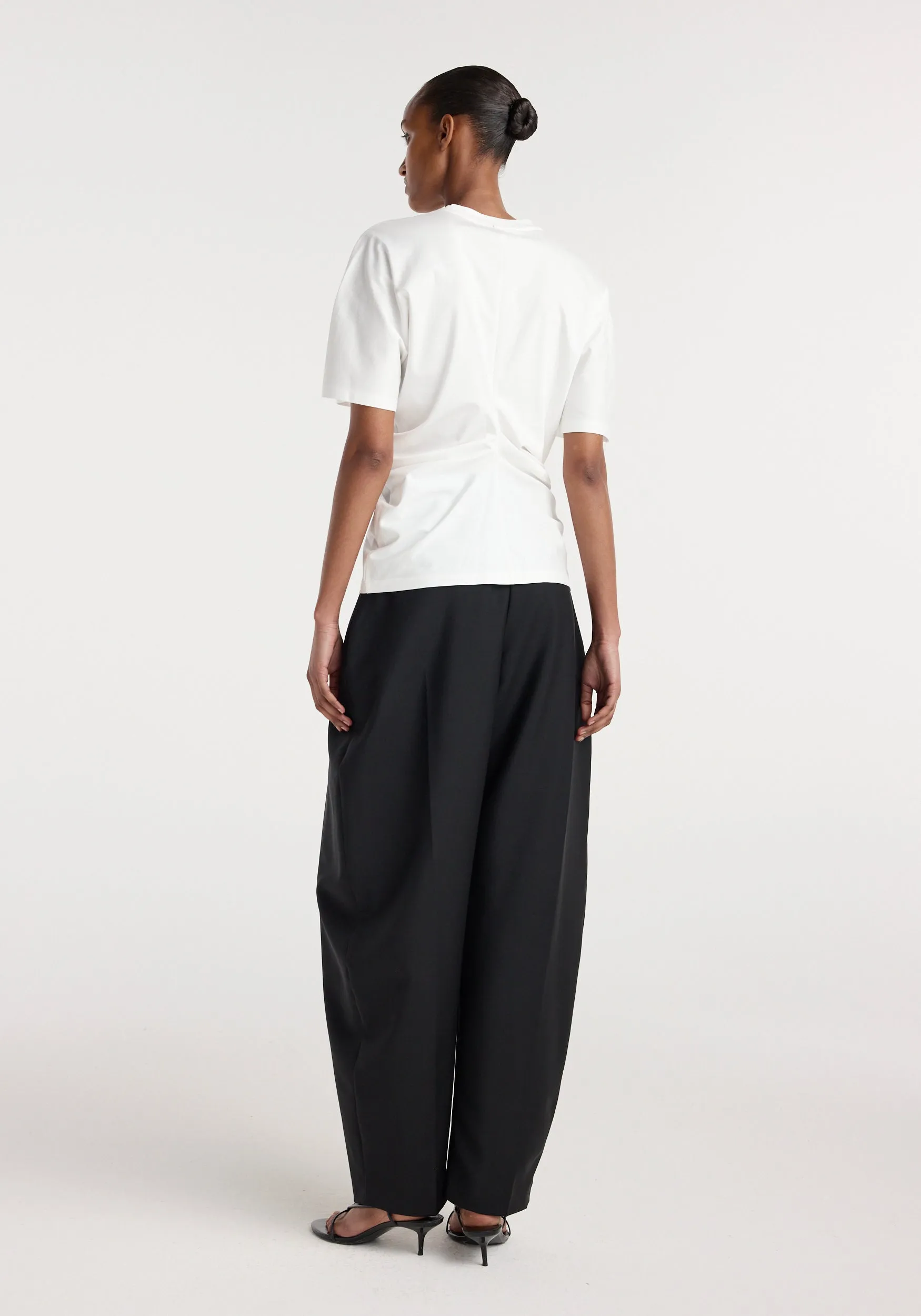Draped t-shirt | off white sold by Rohe product image thumbnail 4