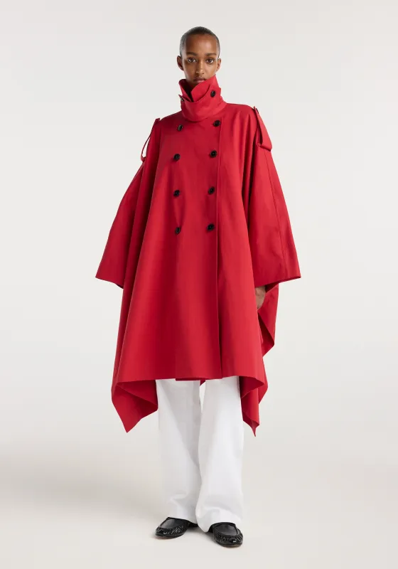 Cape trenchcoat | cherry made by Rohe