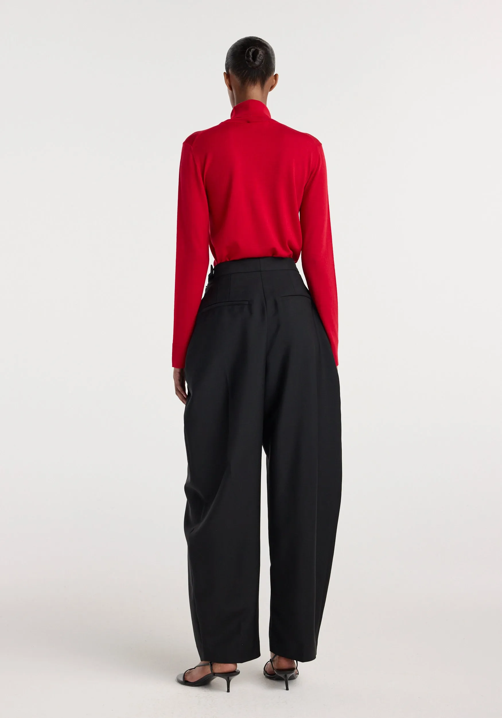 Puck - Sculptural tailored trousers | black sold by Rohe product image thumbnail 3