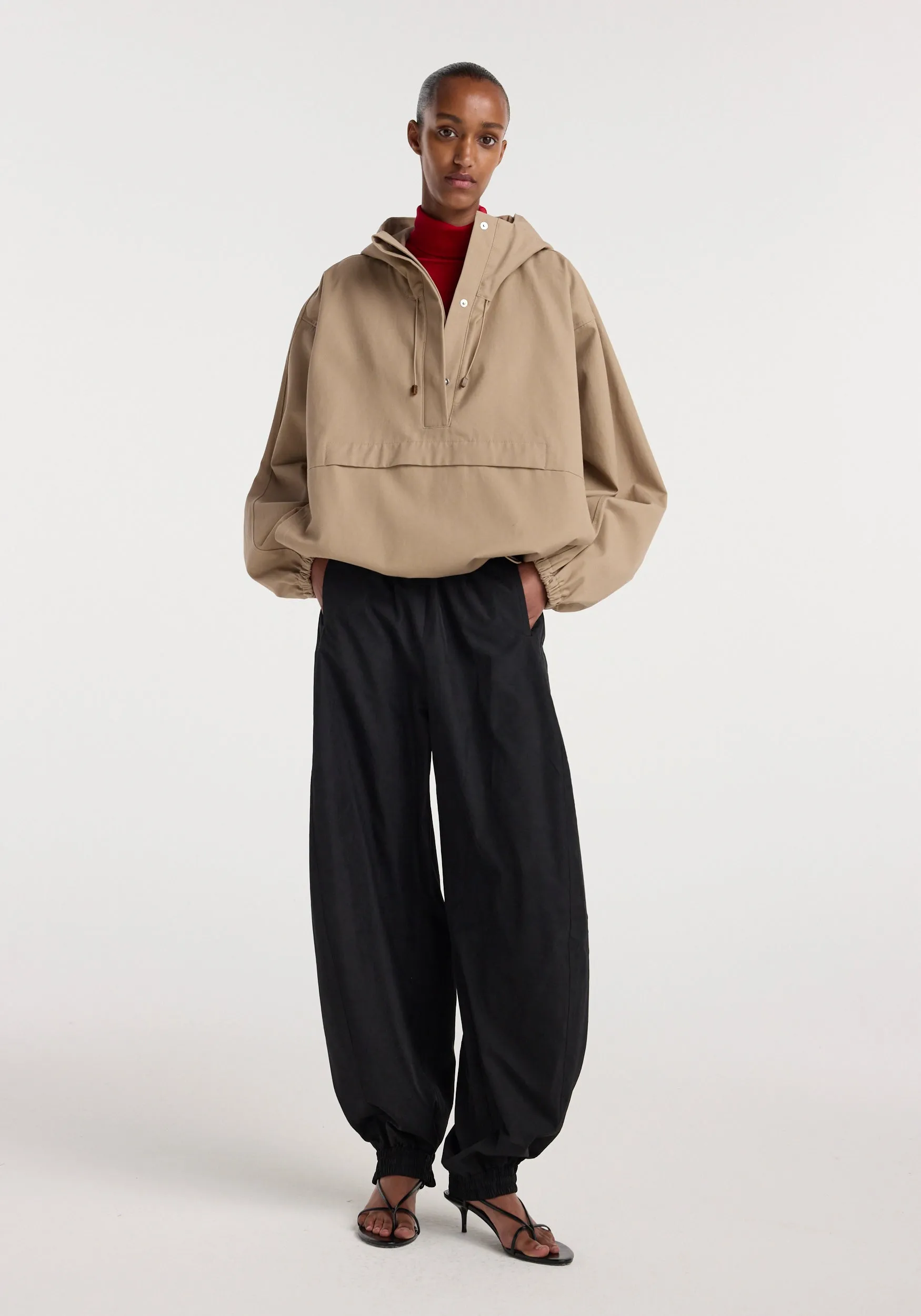 Hooded anorak | beige sold by Rohe