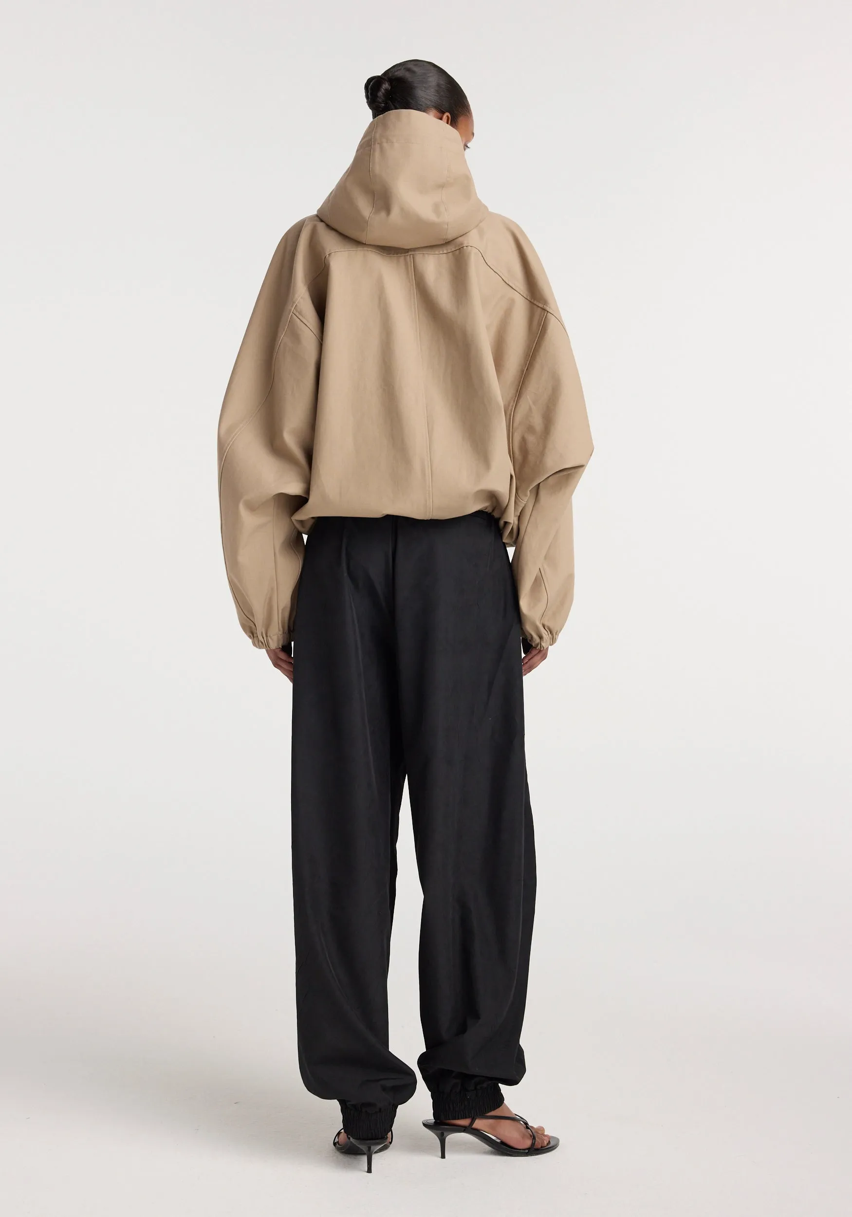 Hooded anorak | beige sold by Rohe product image thumbnail 5