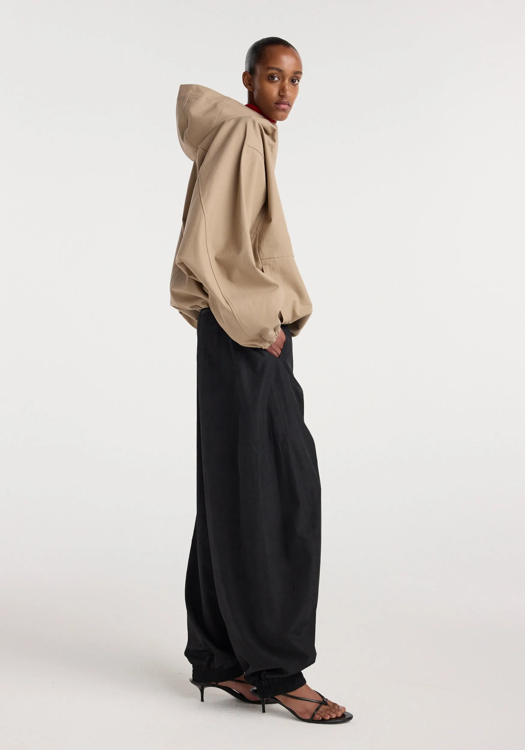 Hooded anorak | beige sold by Rohe product image thumbnail 4