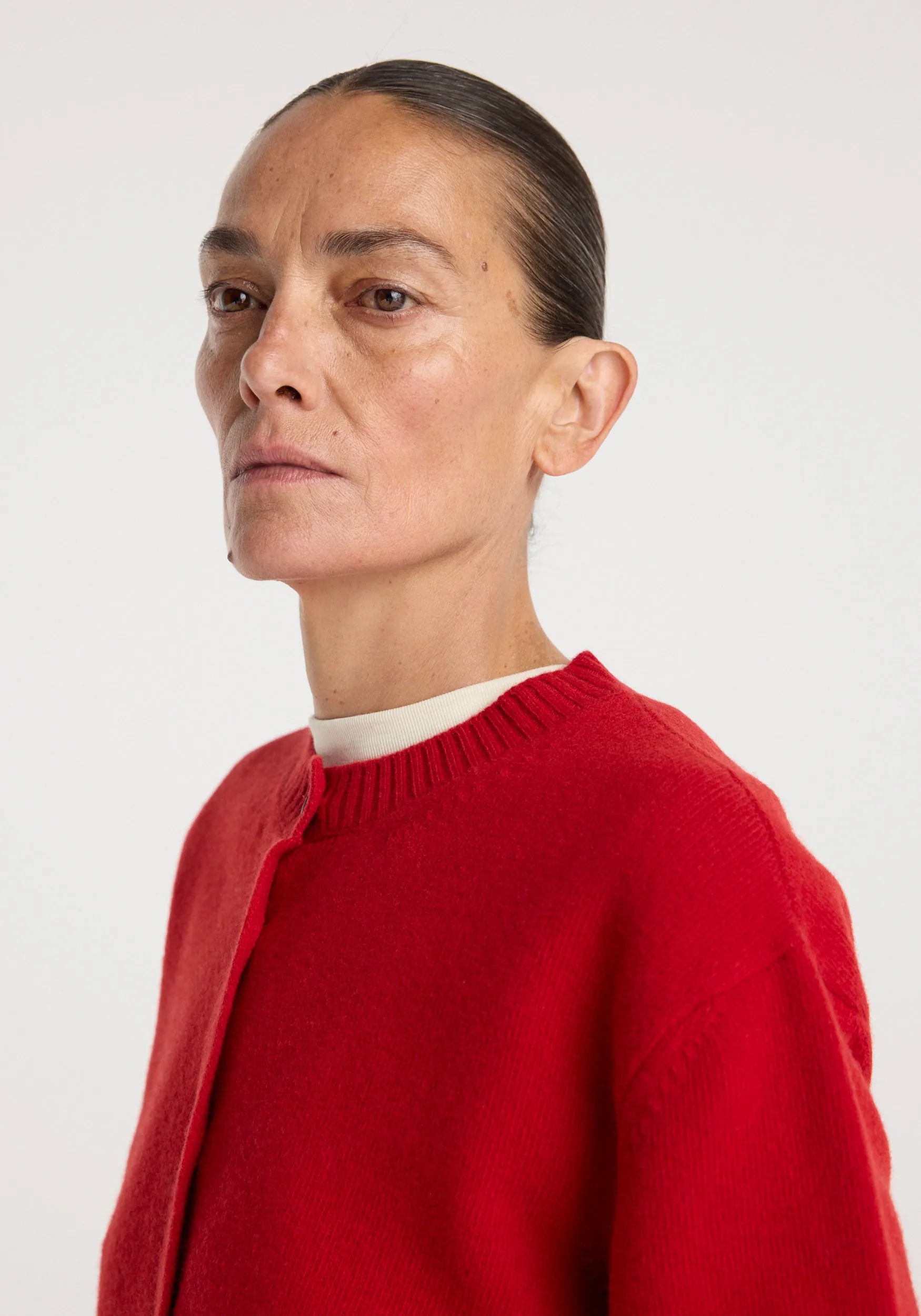 Classic cardigan | red sold by Rohe product image thumbnail 5