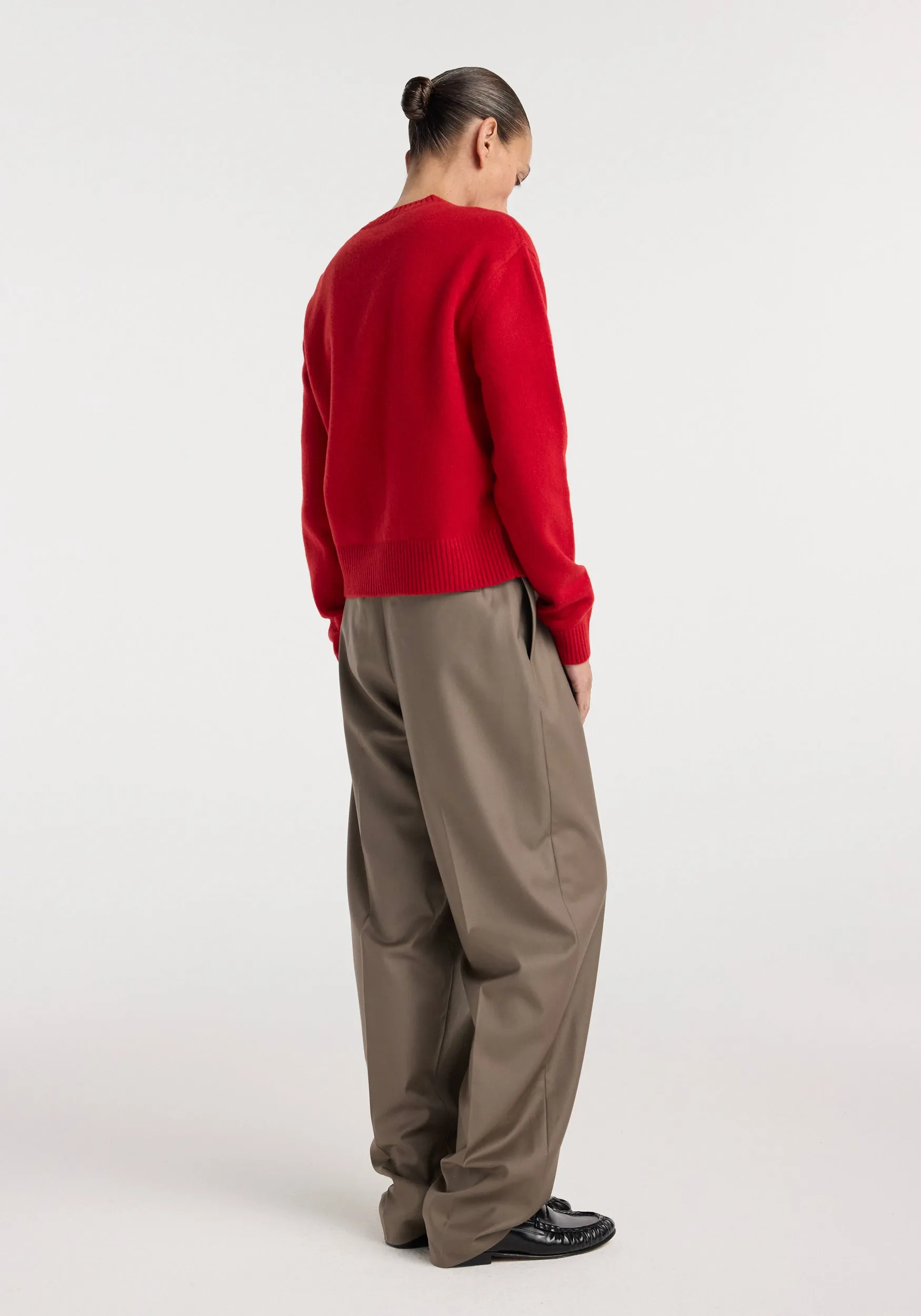 Classic cardigan | red sold by Rohe product image thumbnail 4