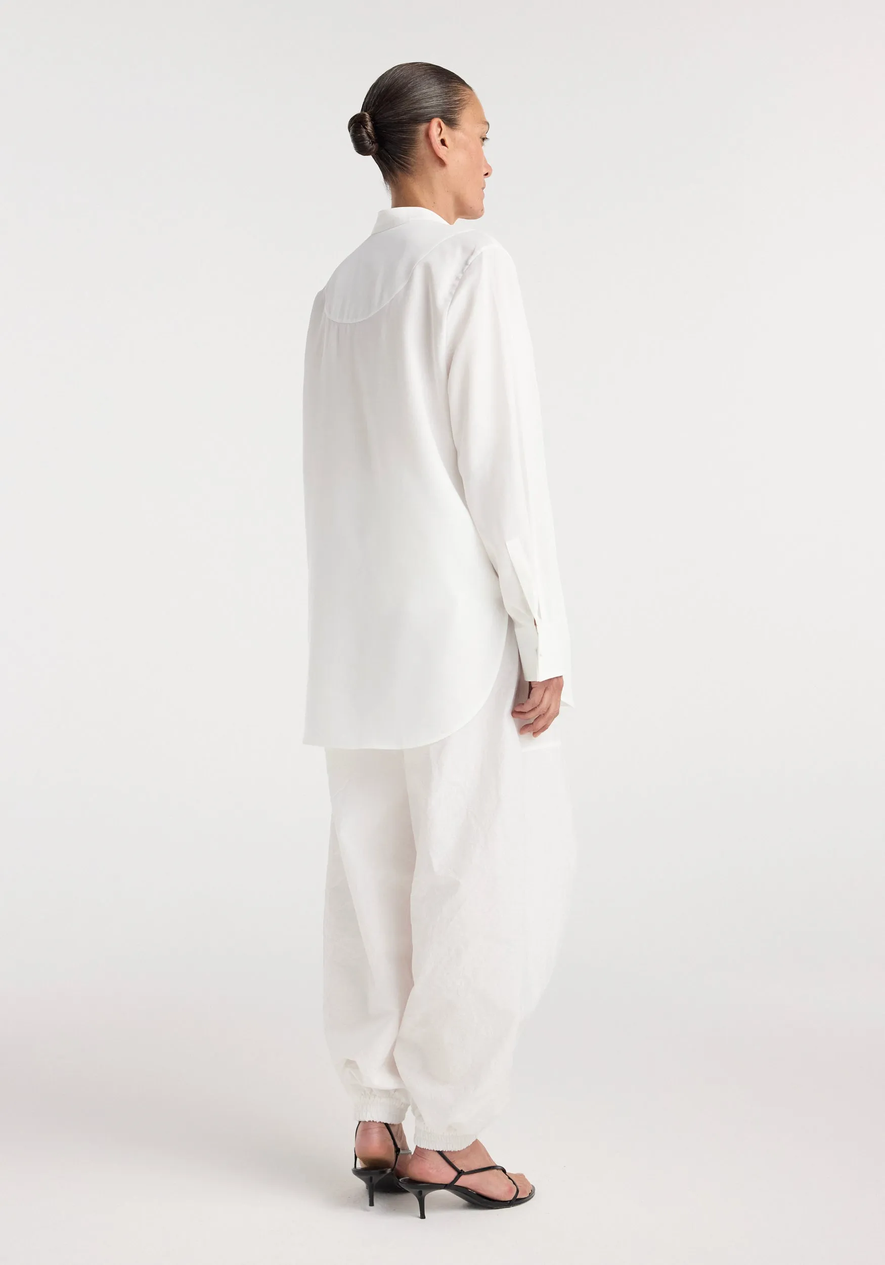 Tuxedo shirt | optic white sold by Rohe product image thumbnail 3