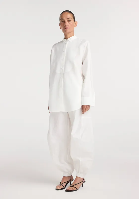 Tuxedo shirt | optic white made by Rohe