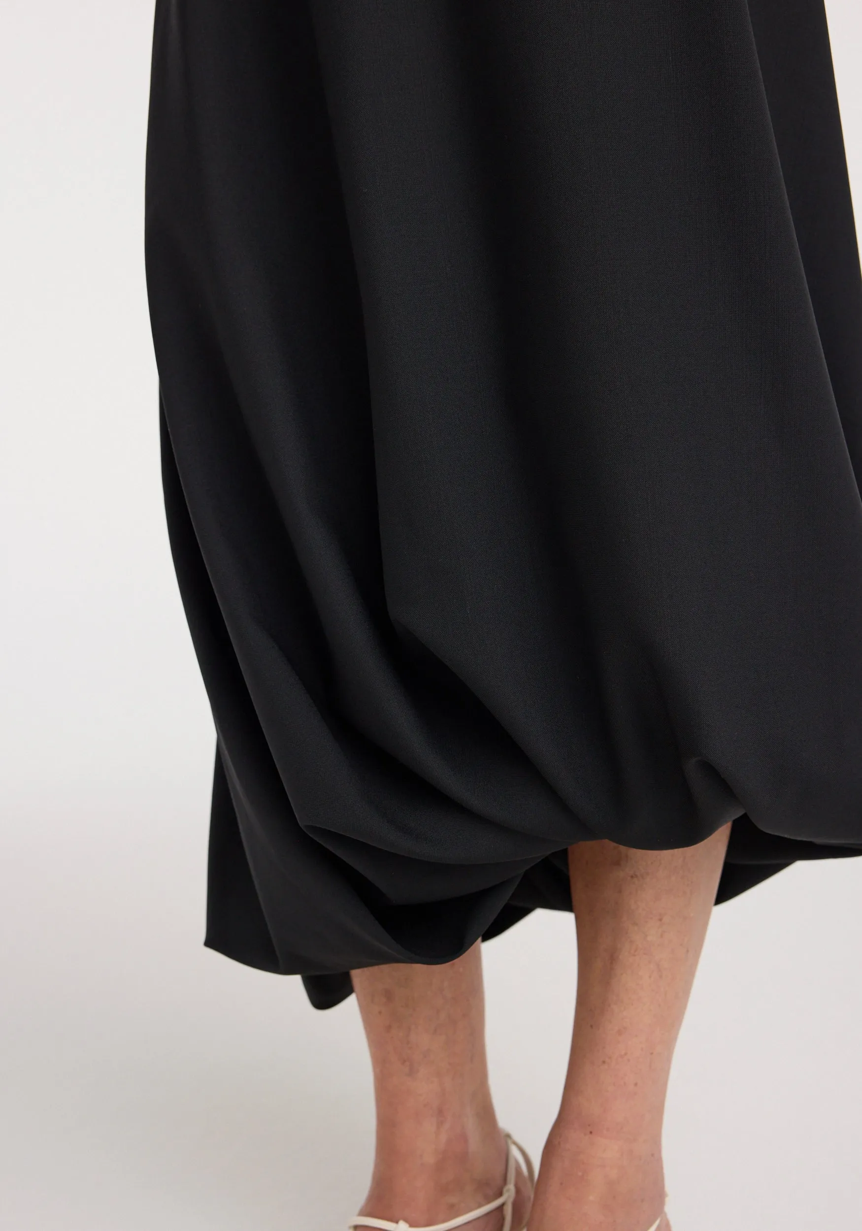 Twisted skirt | black sold by Rohe product image thumbnail 5