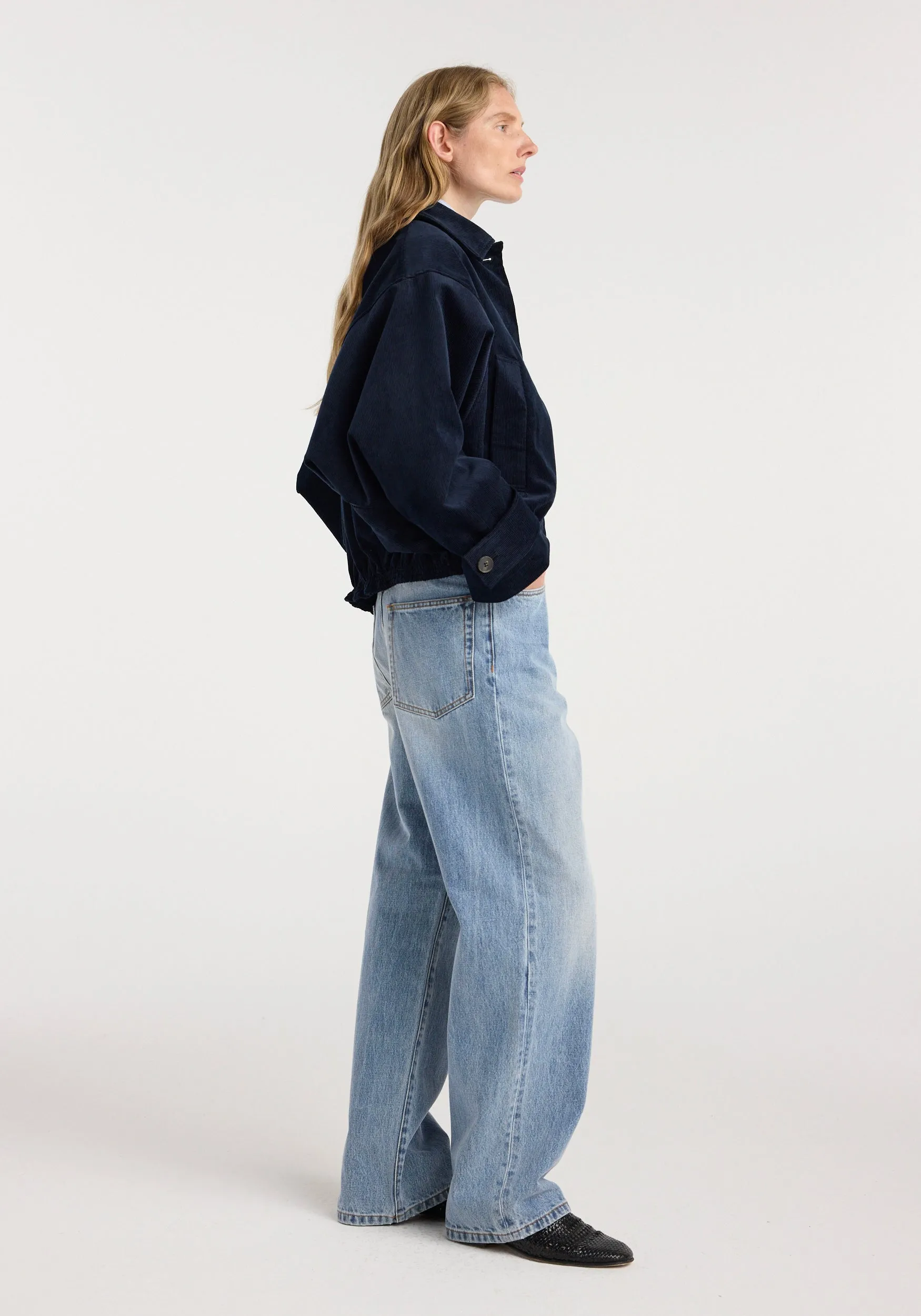 Corduroy blouson jacket | night sold by Rohe product image thumbnail 2