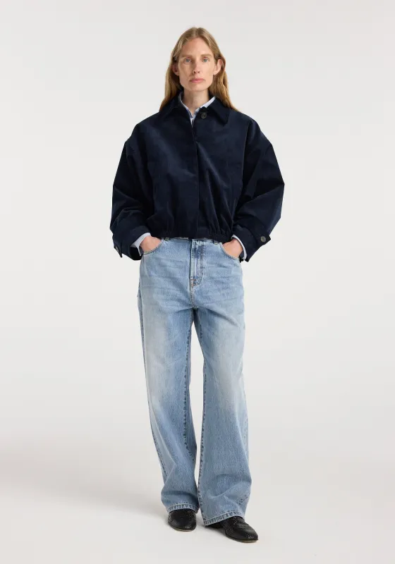Corduroy blouson jacket | night made by Rohe