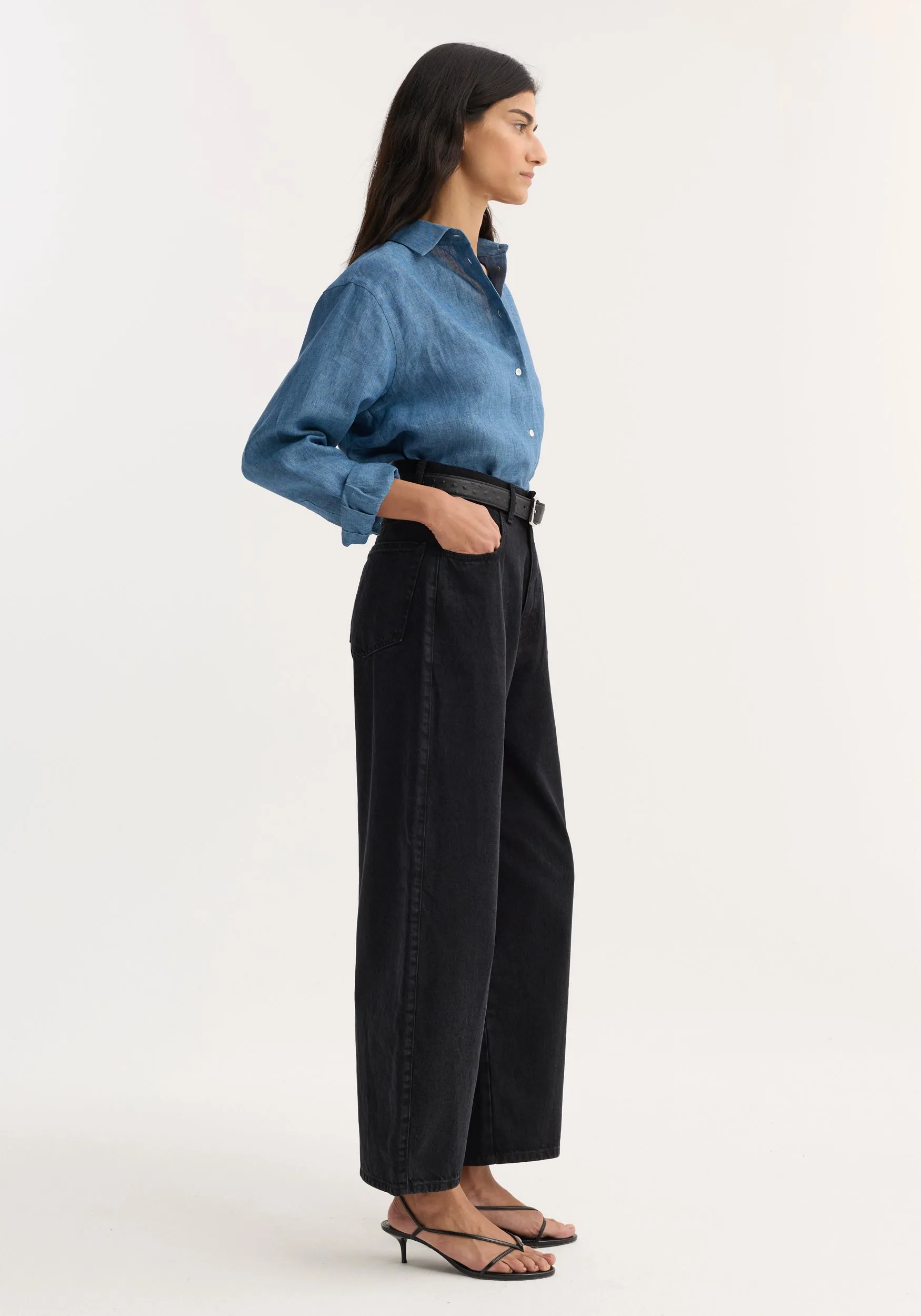 Berber - Barrel leg denim | black sold by Rohe product image thumbnail 2