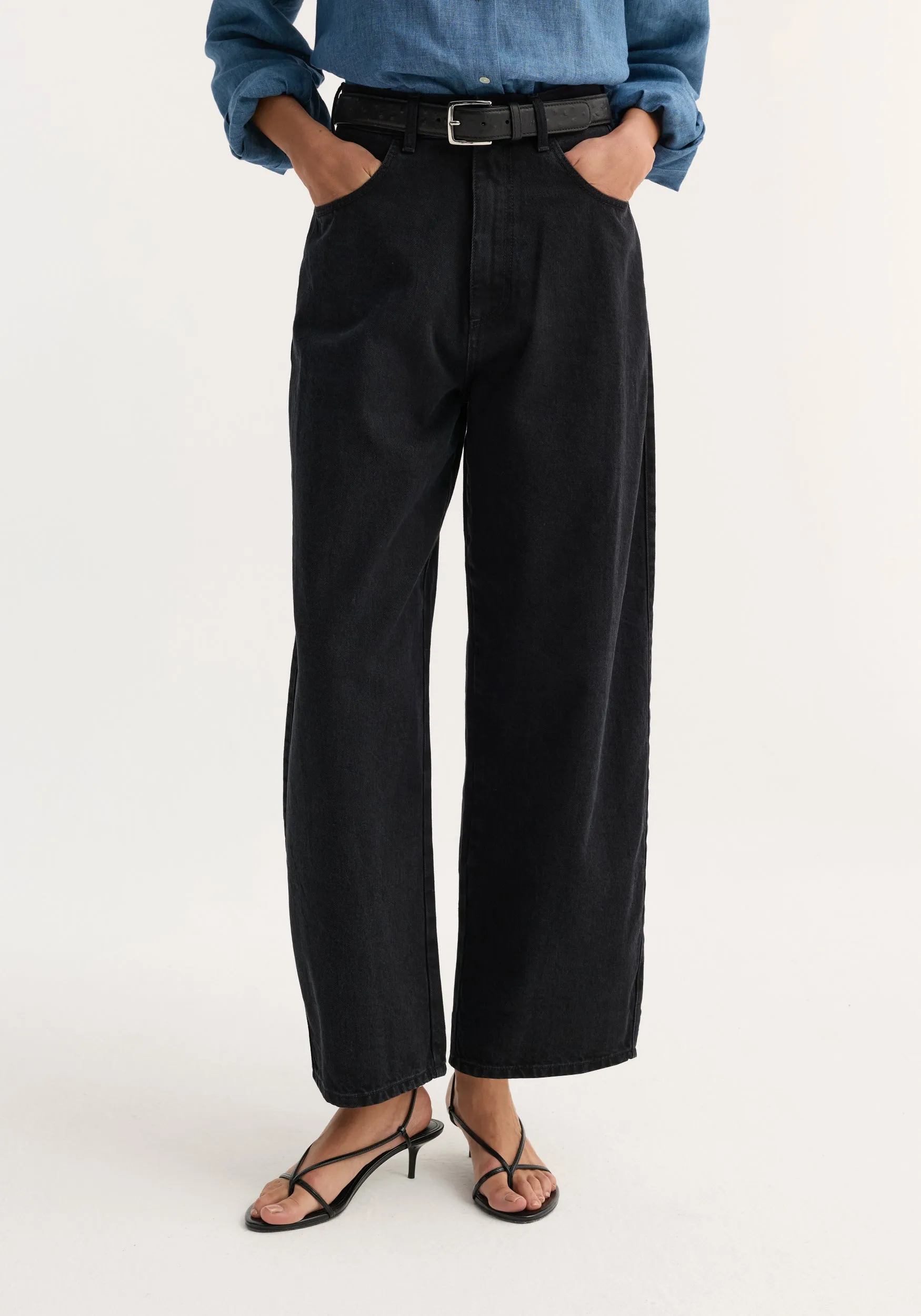Berber - Barrel leg denim | black sold by Rohe product image thumbnail 3