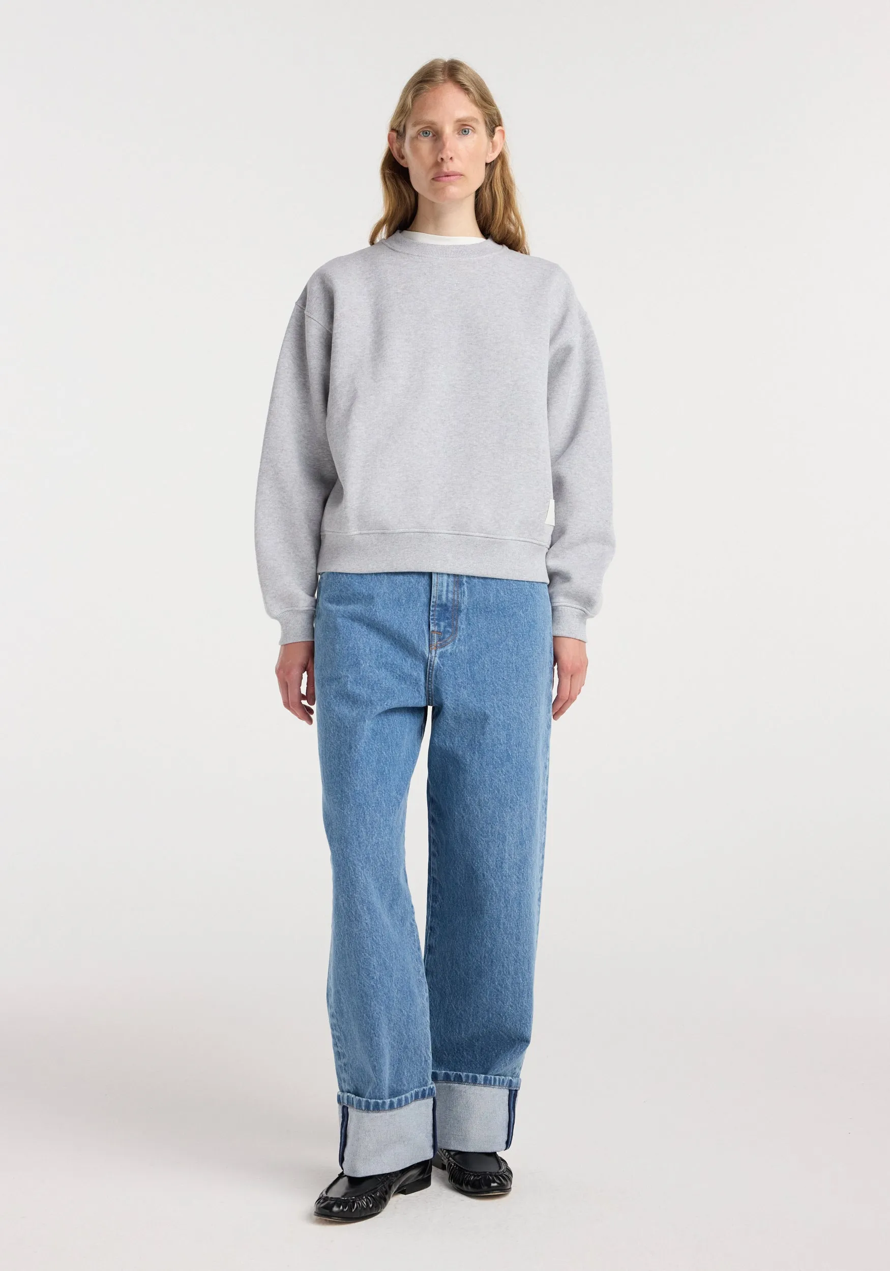 Sweatshirt | mid grey melange sold by Rohe