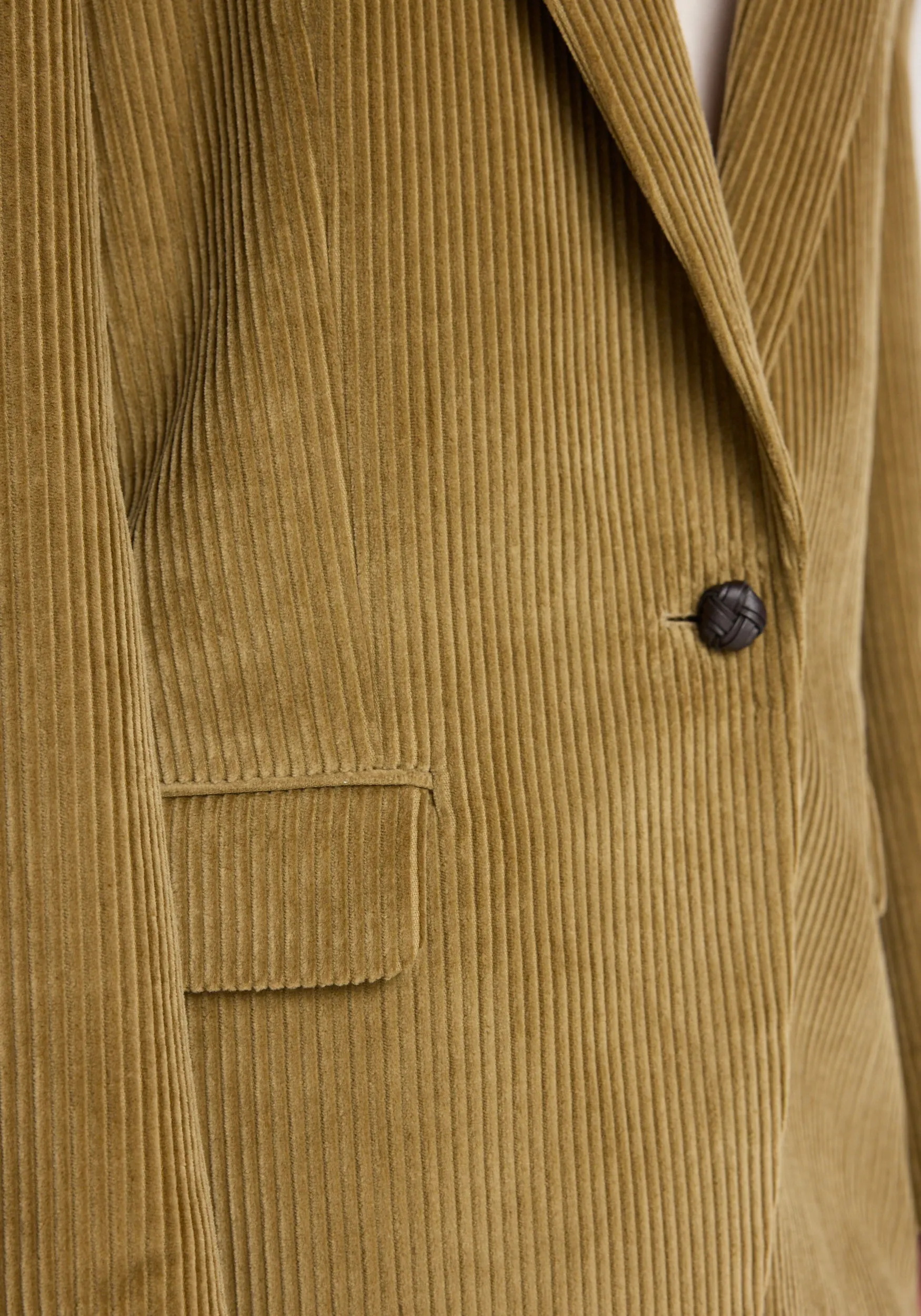 Oversized corduroy blazer jacket | beige sold by Rohe product image thumbnail 5