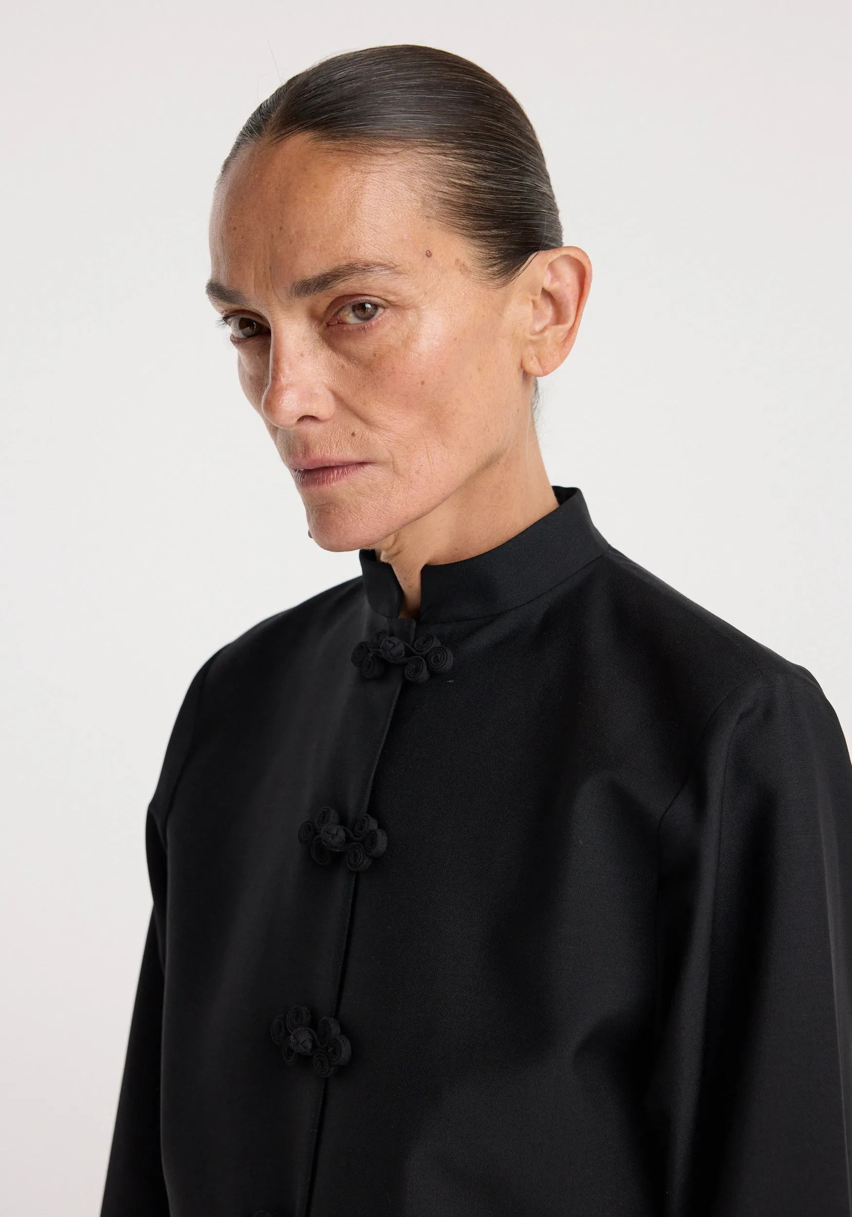 Pankou closure dress | black sold by Rohe product image thumbnail 5
