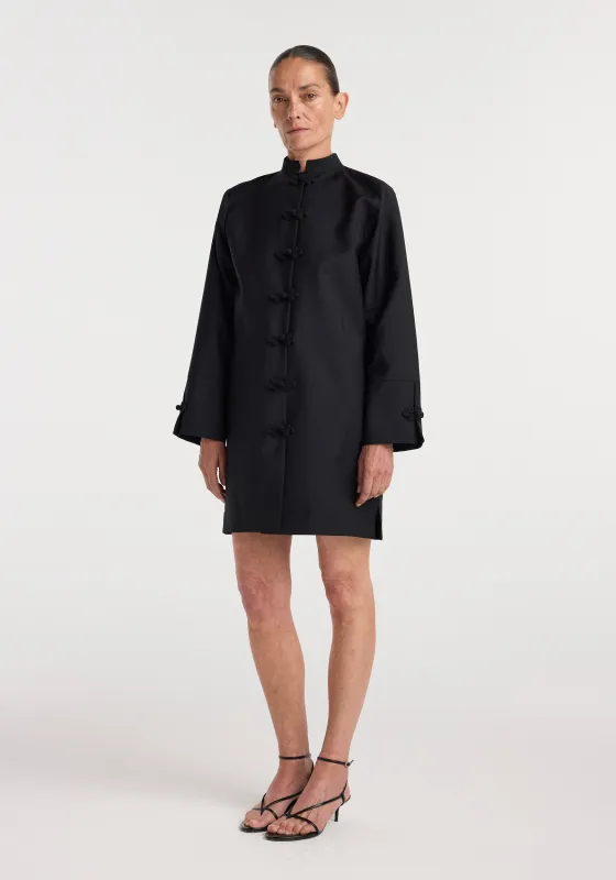 Pankou closure dress | black made by Rohe