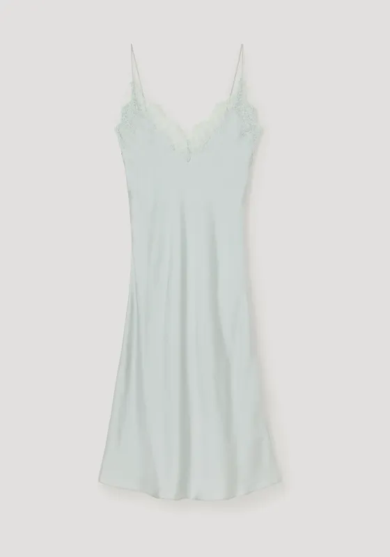 Silk lace slipdress | foam made by Rohe