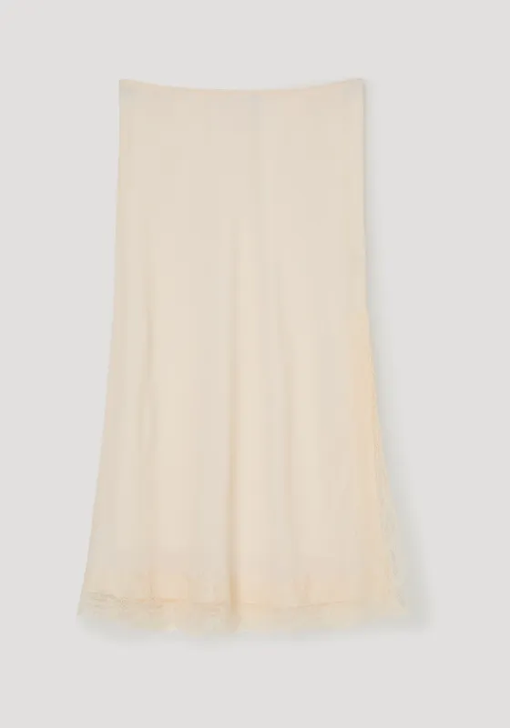 Lace skirt | off white made by Rohe
