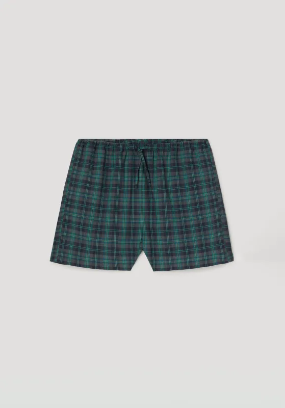 Check boxer shorts | retro green check made by Rohe