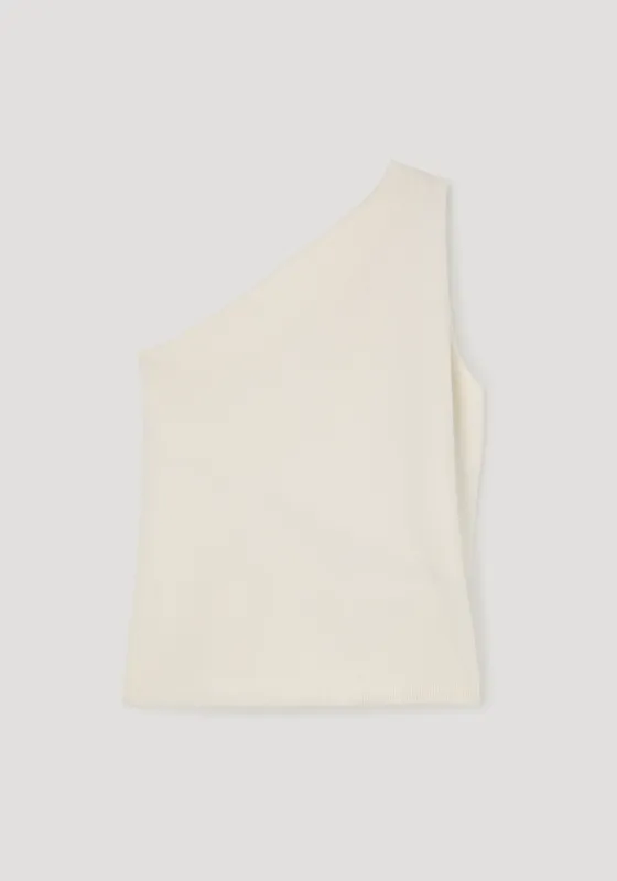 Sculptural knitted top | off white made by Rohe