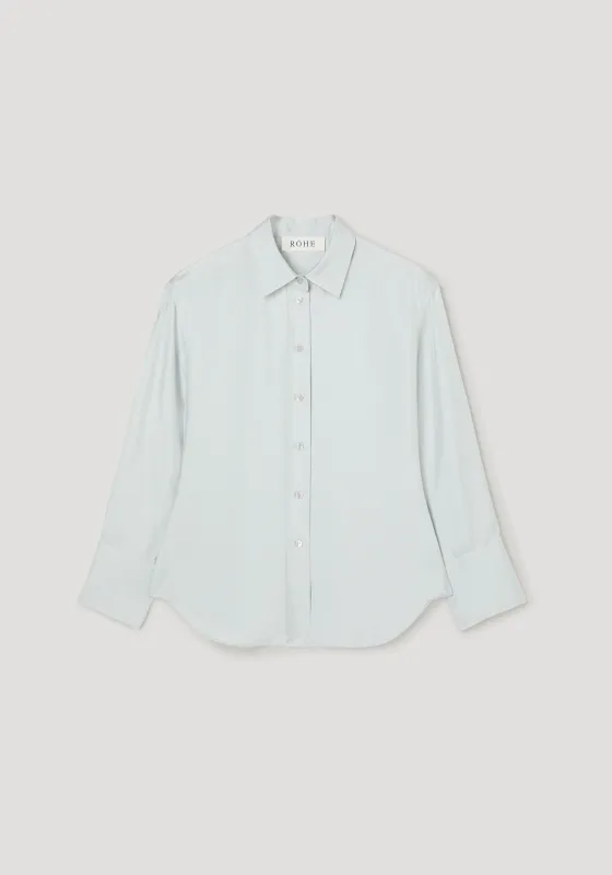 Shaped silk shirt | foam made by Rohe