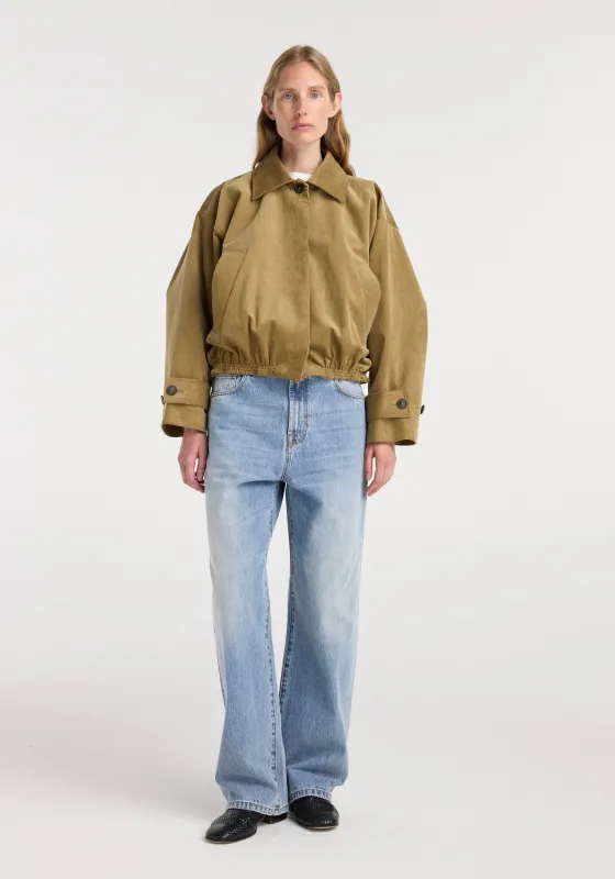 Corduroy blouson jacket | beige made by Rohe