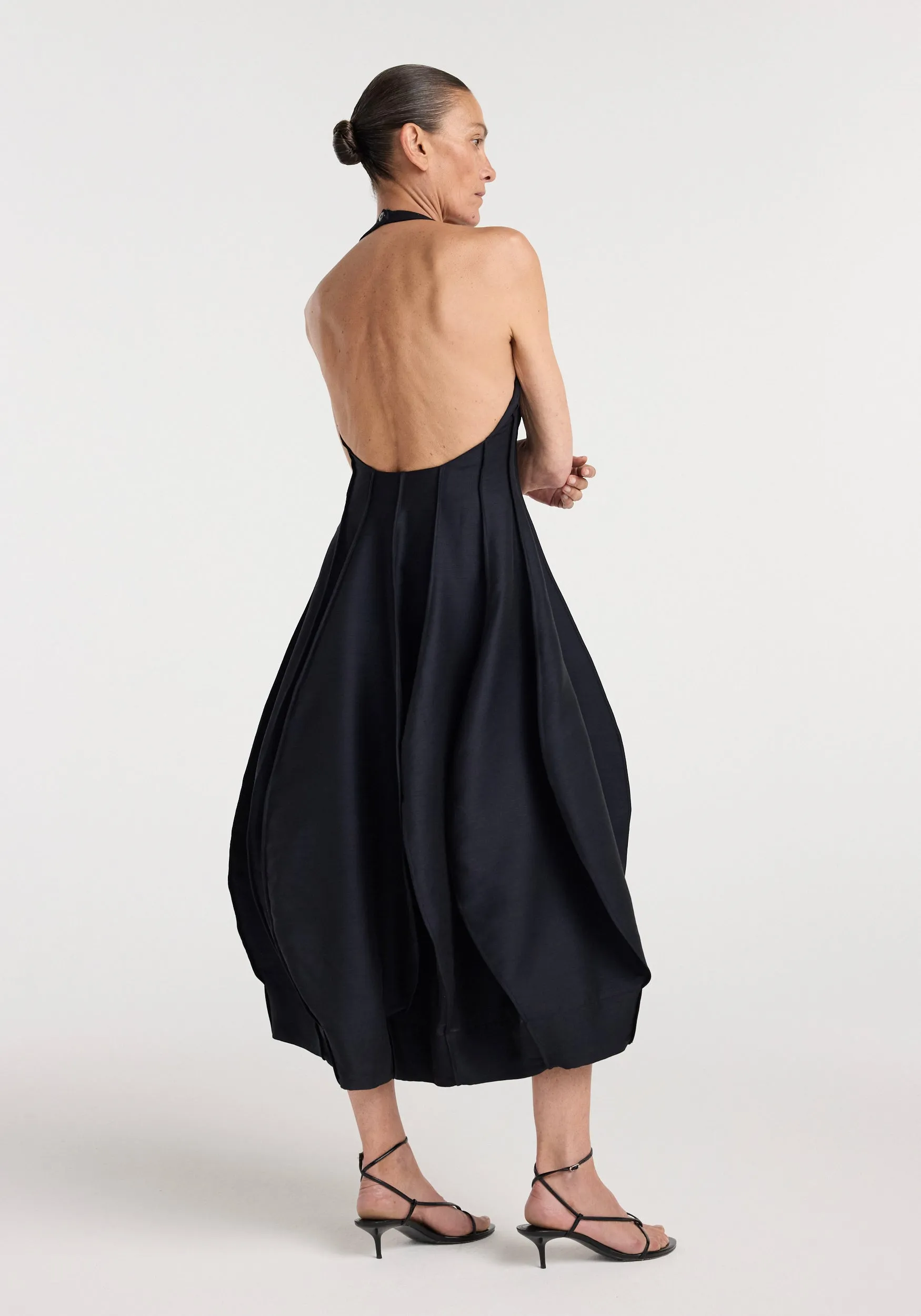 Open back tulip dress | night sold by Rohe product image thumbnail 3