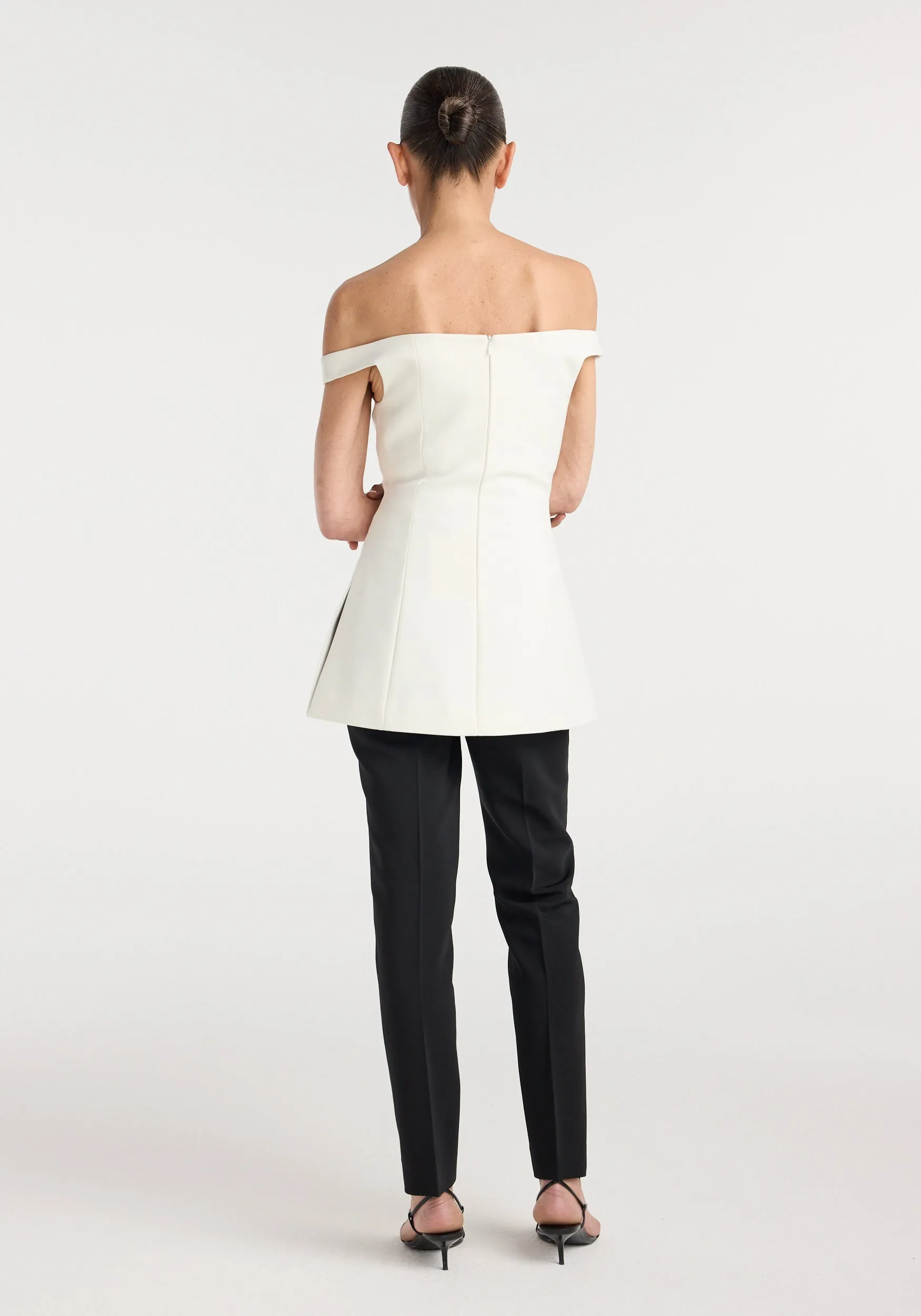 Off shoulder top | cream sold by Rohe product image thumbnail 4