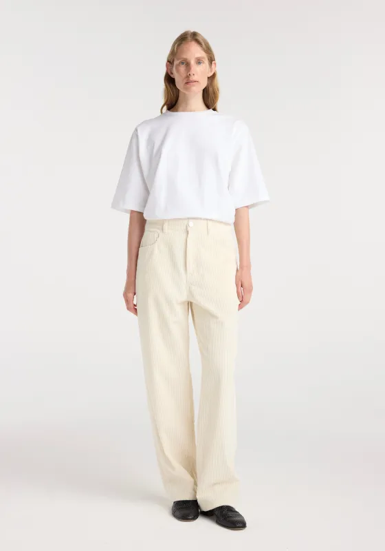 Bruun - Signature baggy corduroy | winter white made by Rohe