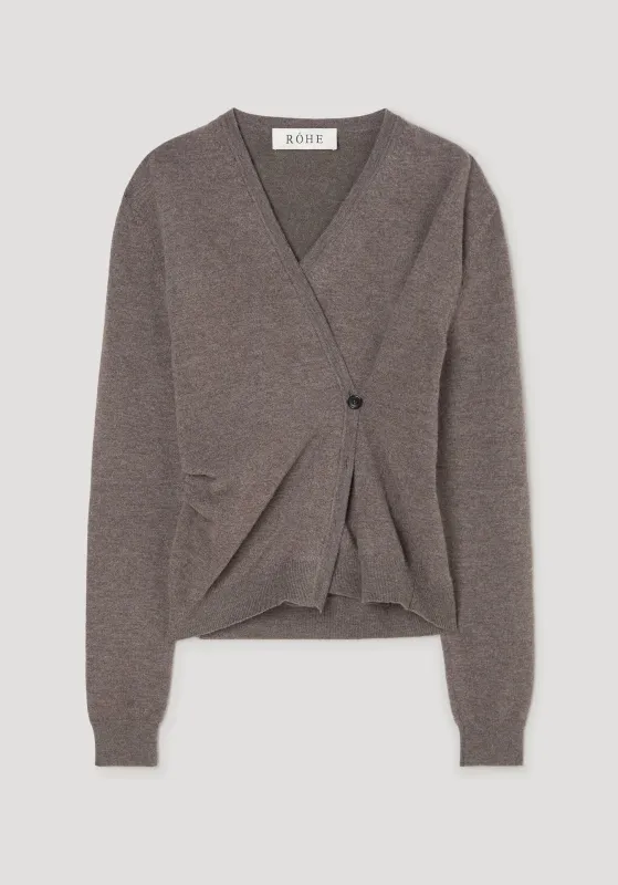 Twisted ballet cardigan | mud made by Rohe