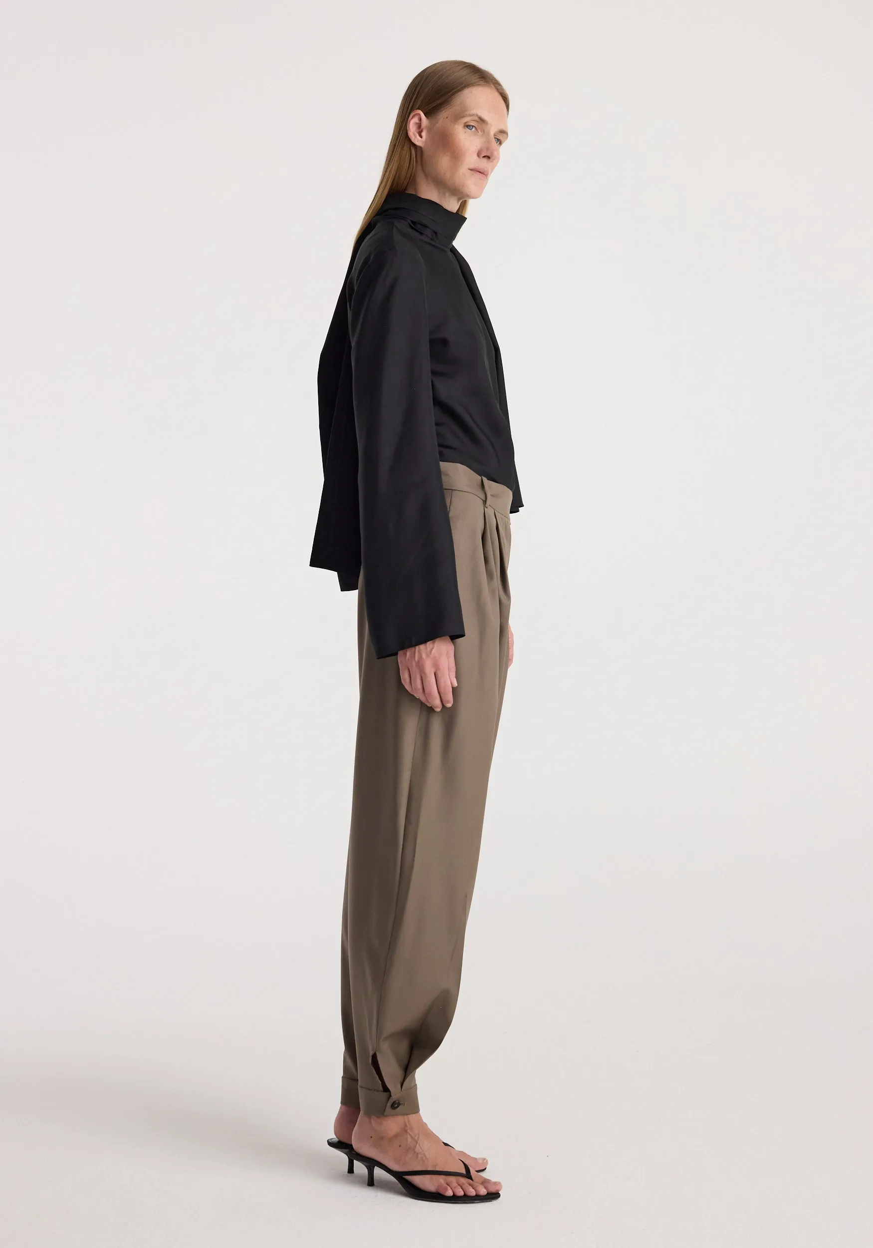 Tailored cuff trousers | desert brown sold by Rohe product image thumbnail 2
