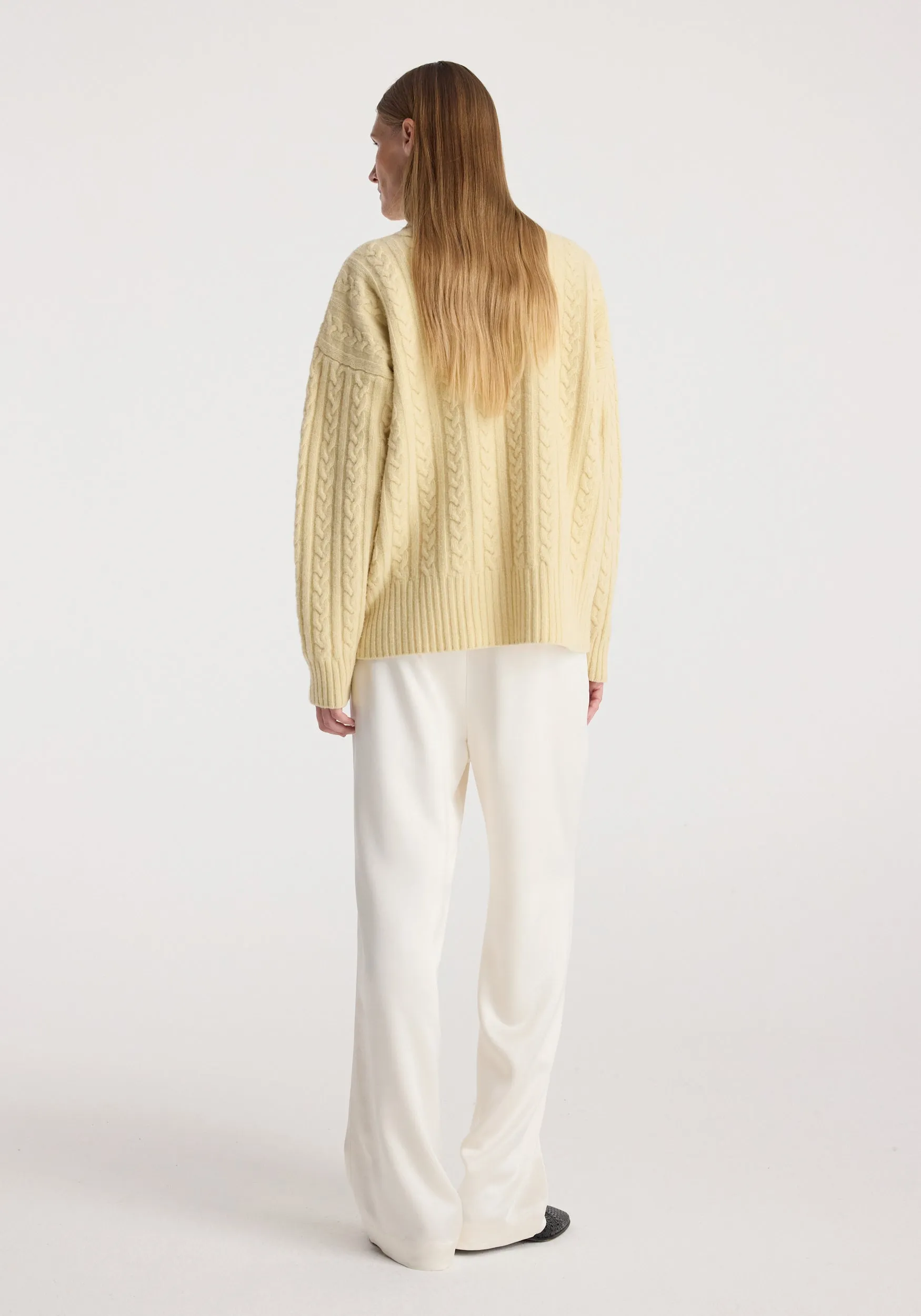 Cable knit jumper | butter sold by Rohe product image thumbnail 5