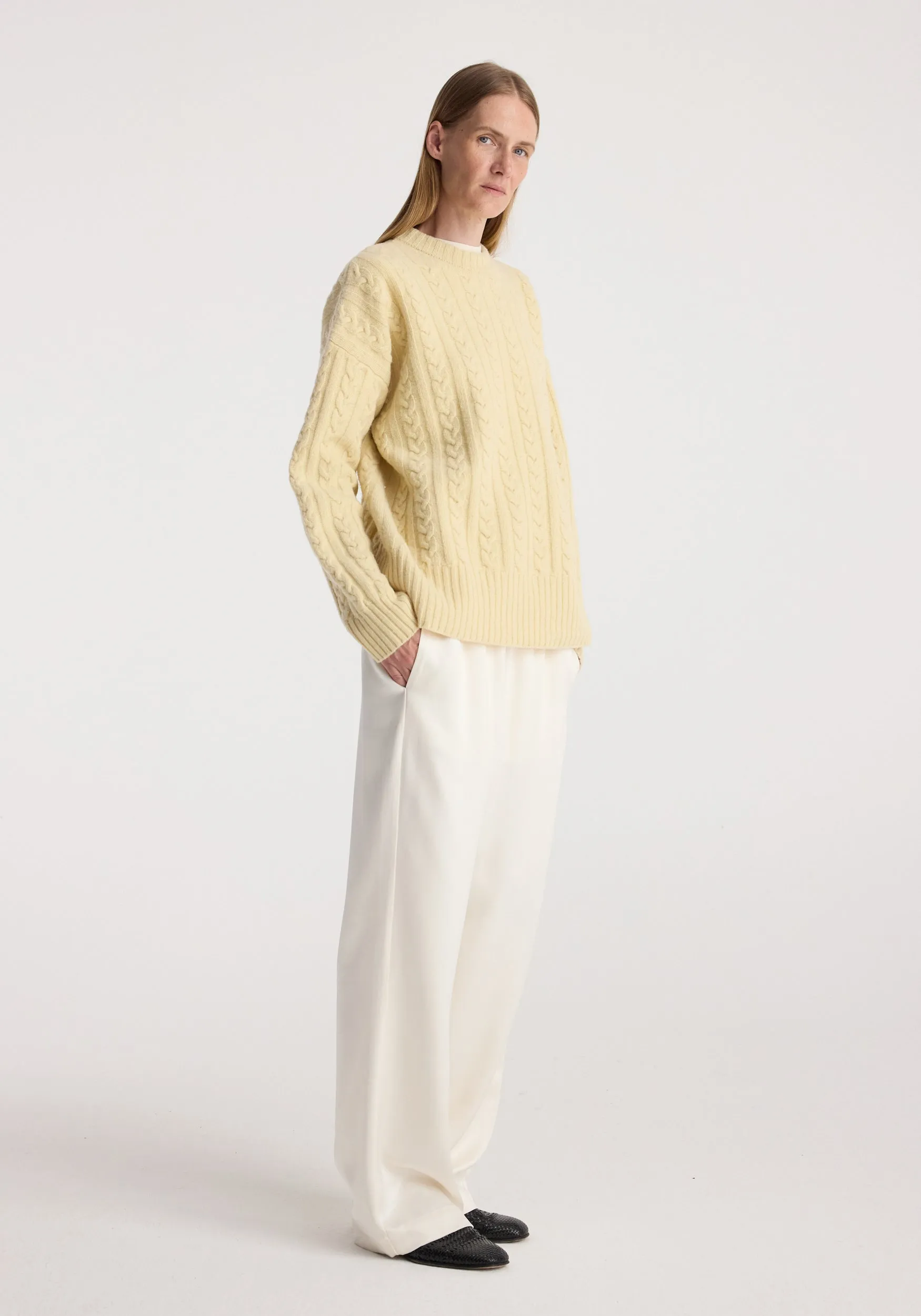 Cable knit jumper | butter sold by Rohe product image thumbnail 2