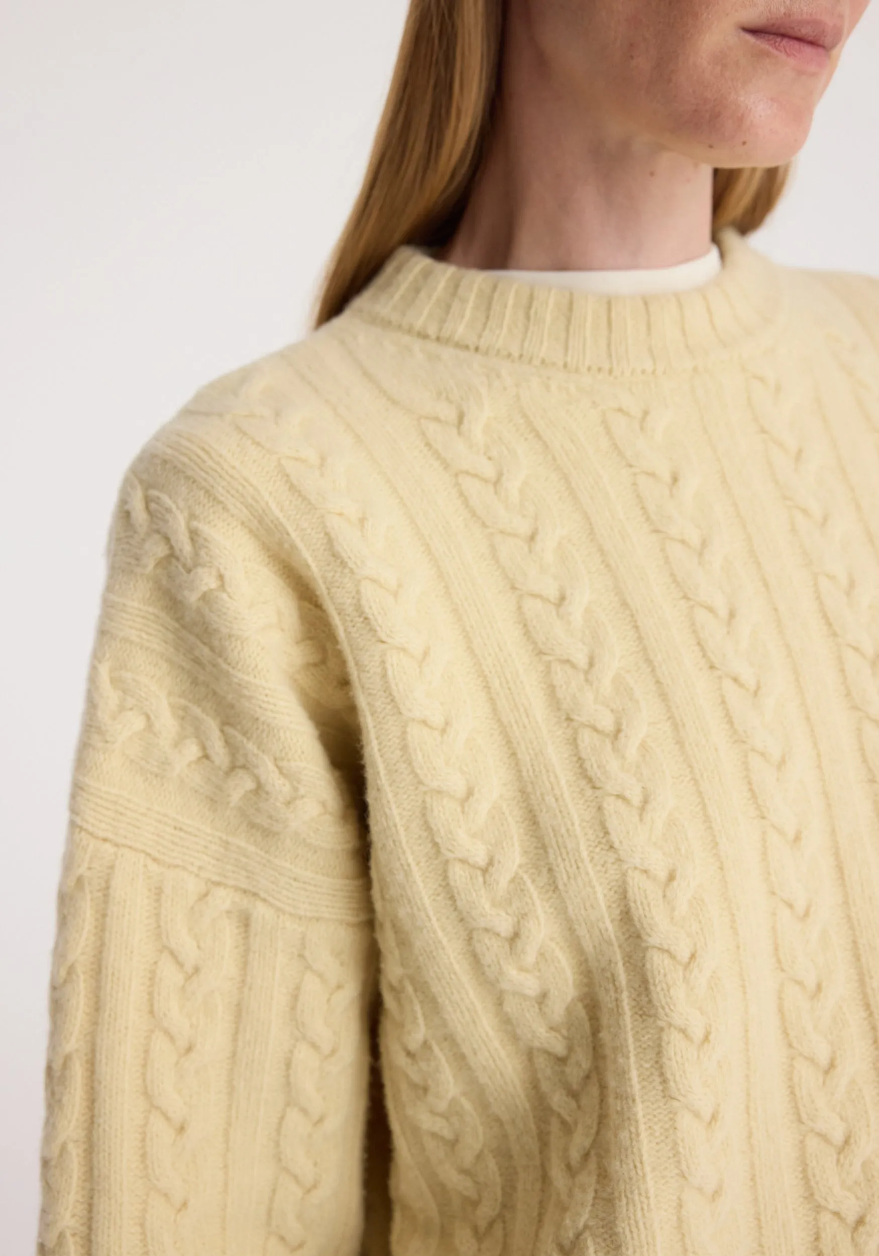 Cable knit jumper | butter sold by Rohe product image thumbnail 4