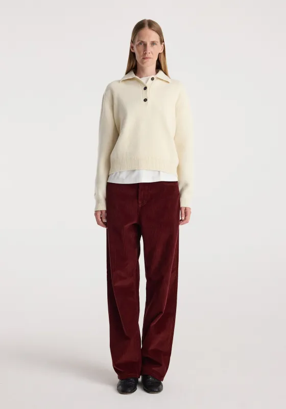 Bruun - Signature baggy corduroy trousers | wine made by Rohe