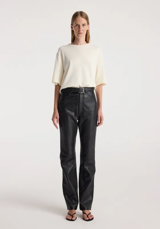 Oversized cotton wool t-shirt | cream made by Rohe